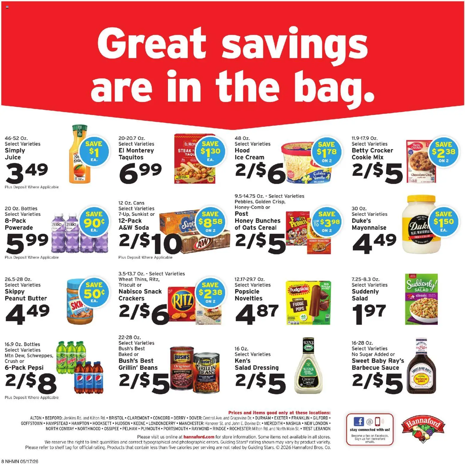 Hannaford Weekly Ad - valid from 17.05.2026 | Page: 8