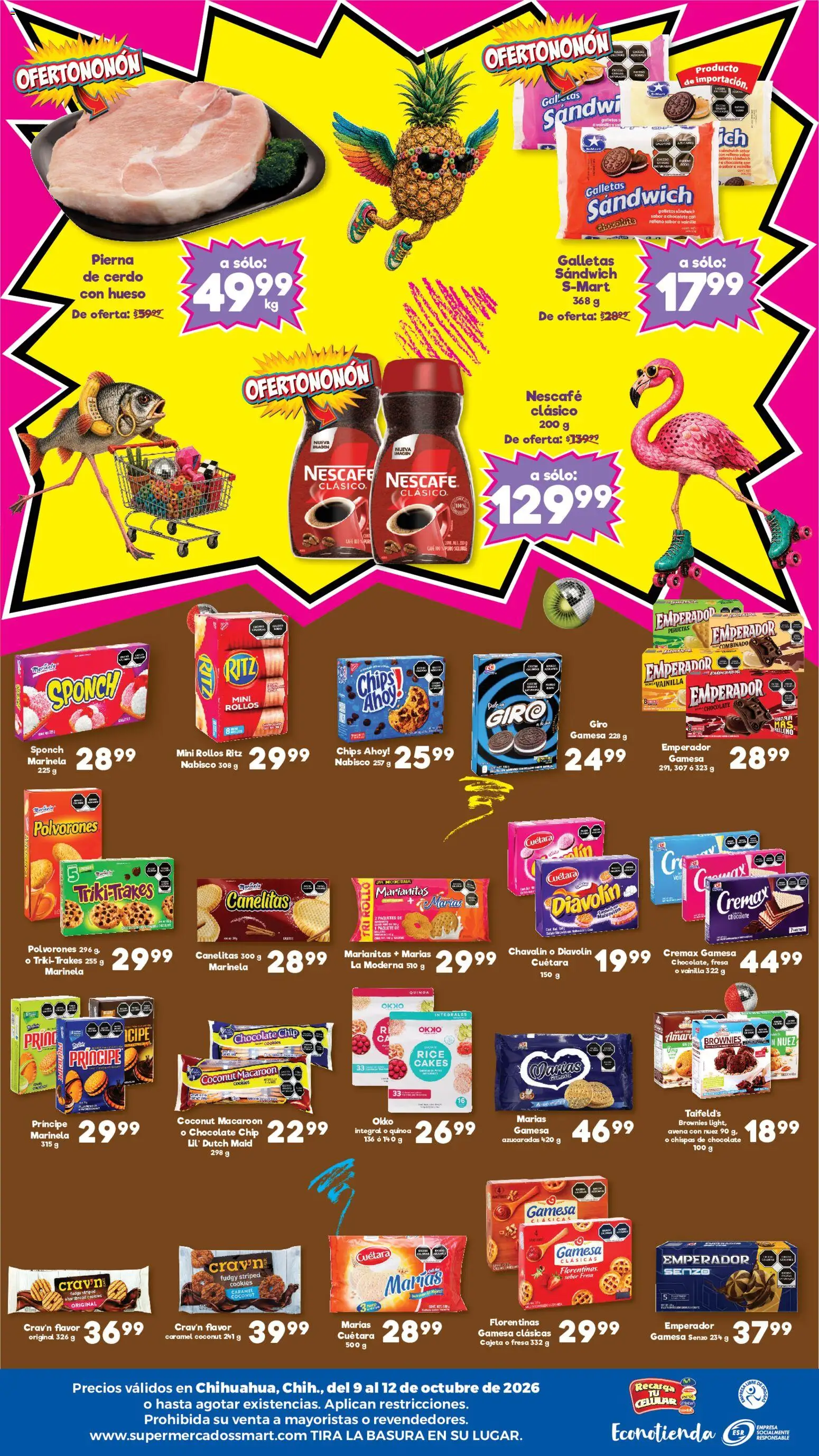 Nuevas ofertas de S-Mart válidas en toda la República Mexicana desde el 09/10/2026. ¡Encuentra las mejores ofertas en S-Mart folleto Ofertas de feria Chihuahua! | Página: 2