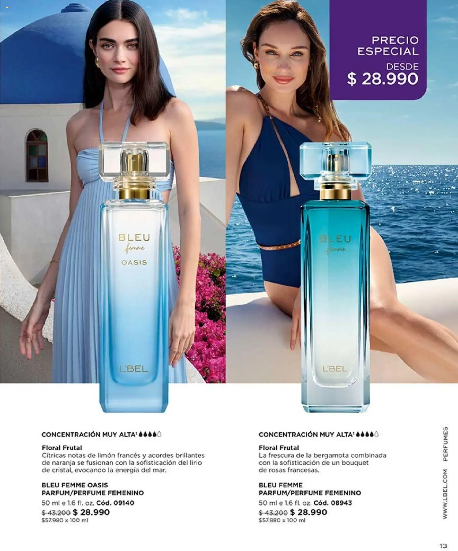 Catálogo L'Bel Campaña 14 │ válido desde el 16.08.2026 | Página: 13 | Productos: Limón, Perfumes