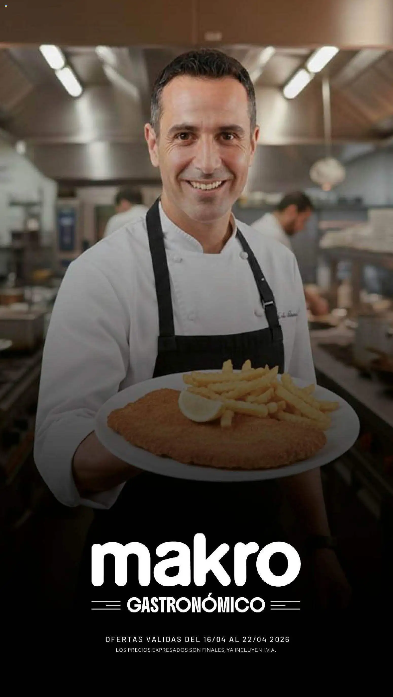 Makro Ofertas GASTRONÓMICO │ válido desde el 16.04.2026 | Página: 1
