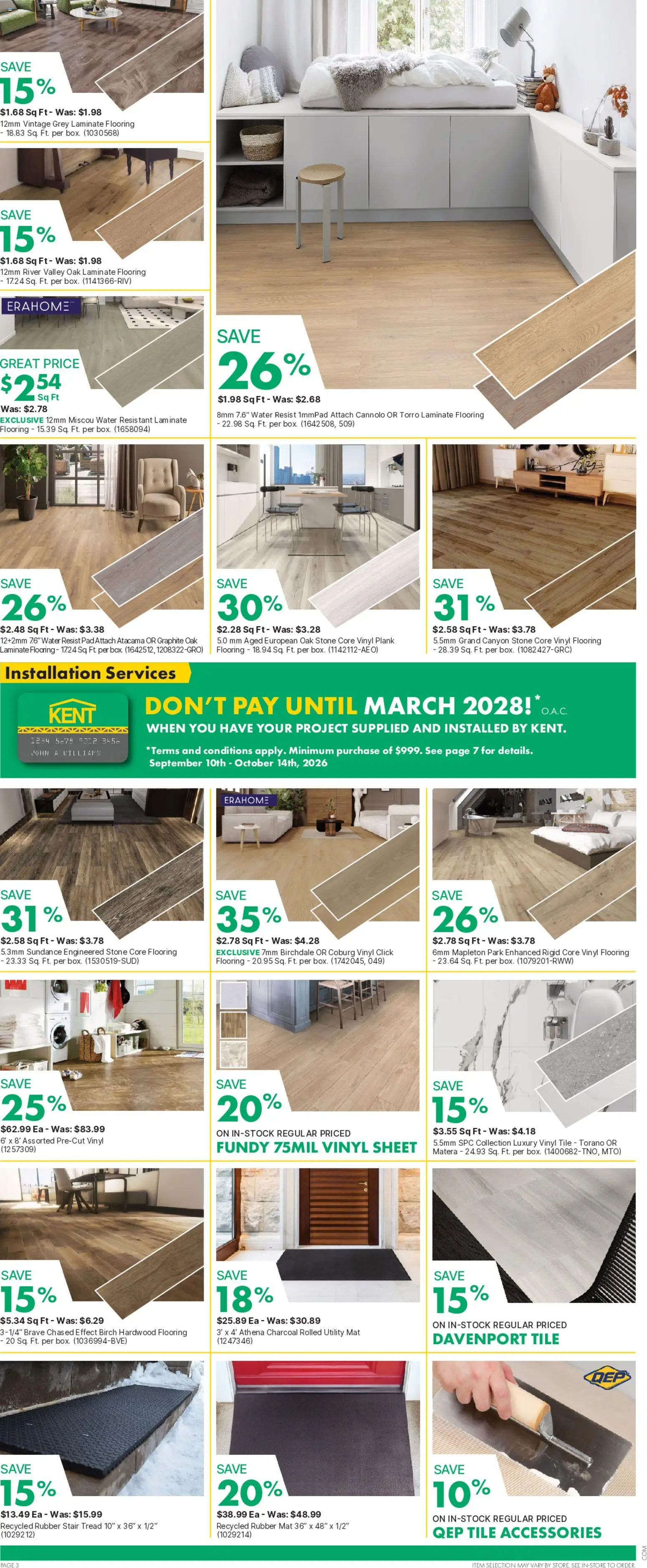 Kent flyer valid from Sep 17, 2026 | Page: 7 | Products: Water, Box, Charcoal