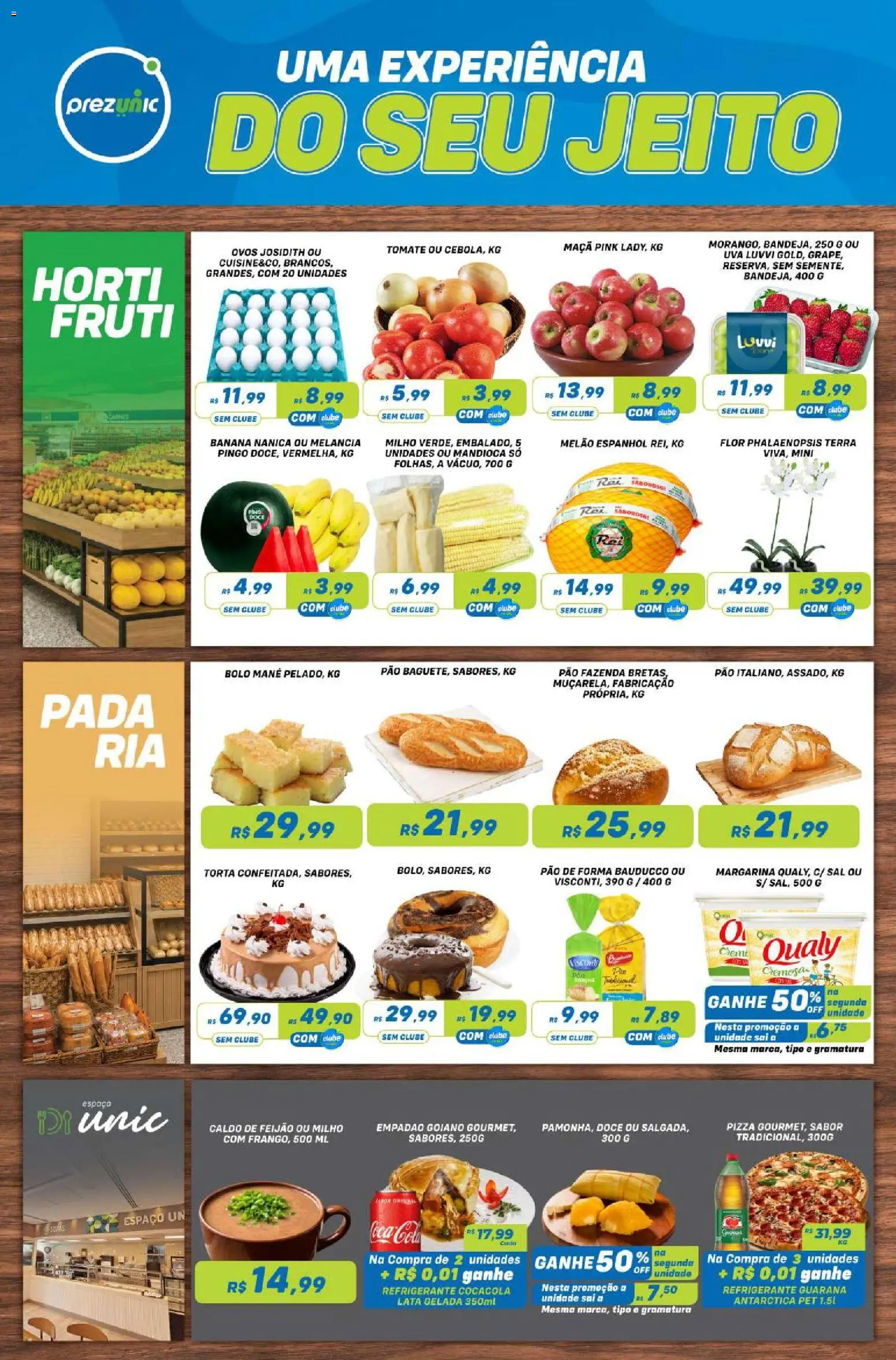 Prezunic Folheto - válido de 09/07/2026 | Página: 2 | Produtos: Melancia, Feijão, Pão de forma, Margarina