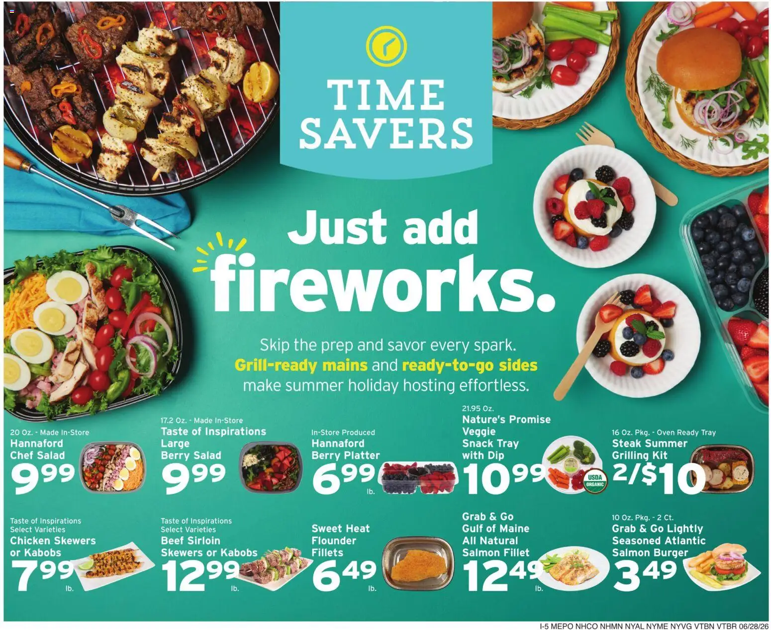 Hannaford Weekly Ad - valid from 06/28/2026 | Page: 14 | Products: Beef, Salad, Oven