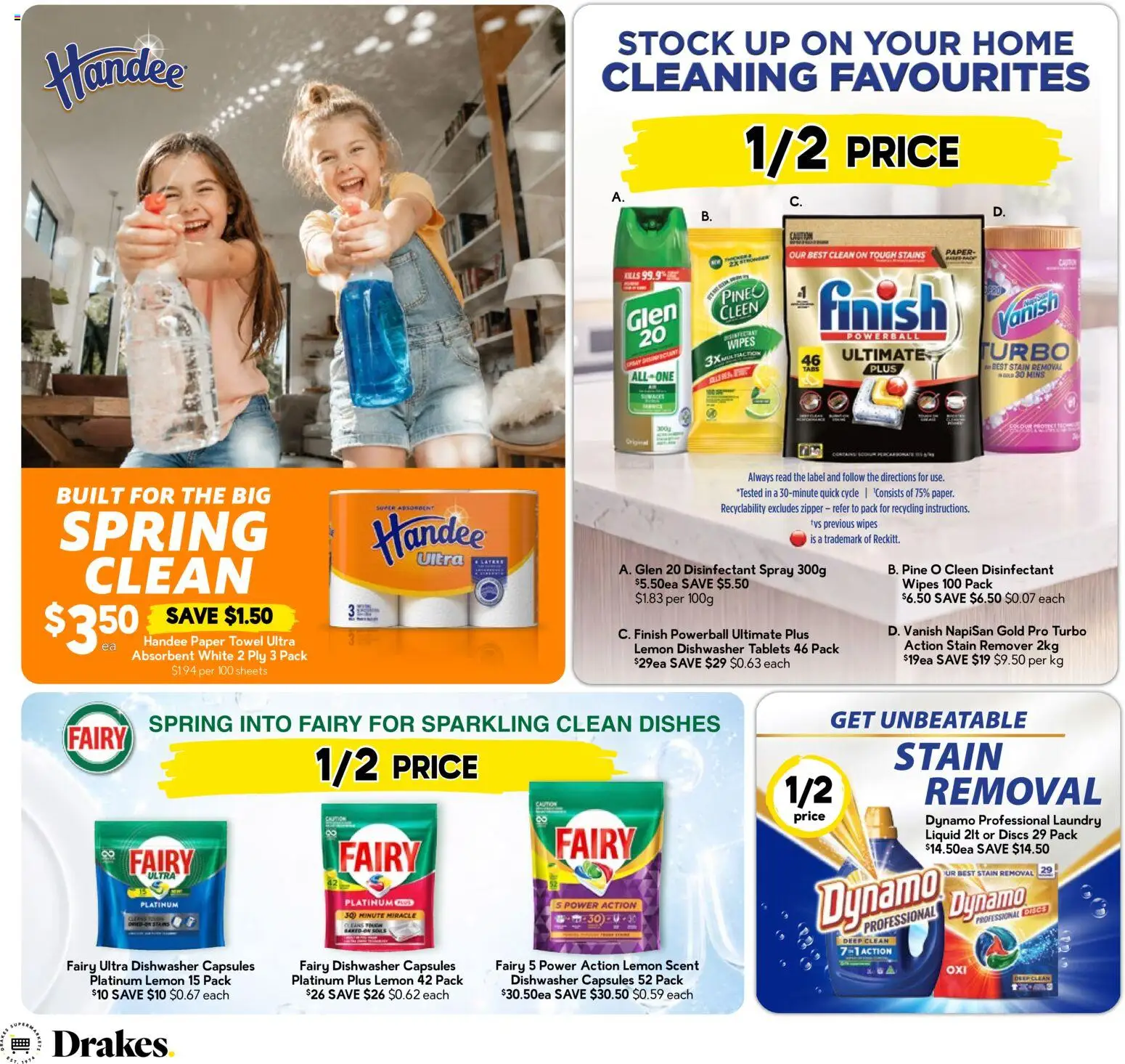 Drakes catalogue - valid from 09/09/2026 | Page: 16 | Products: Stain remover, Dishwasher capsules, Capsules, Lemon