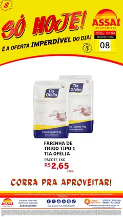 Assaí Atacadista ofertas - DF - Pré-Visualização do folheto da loja Assaí Atacadista, válido de 08.06.2026