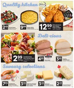 Preview of Quality Foods weekly flyer / circulaire from shop Quality Foods valid from Jul 30, 2026 | Page: 8 | Products: Chips, Whiskey, Salad, Cheese