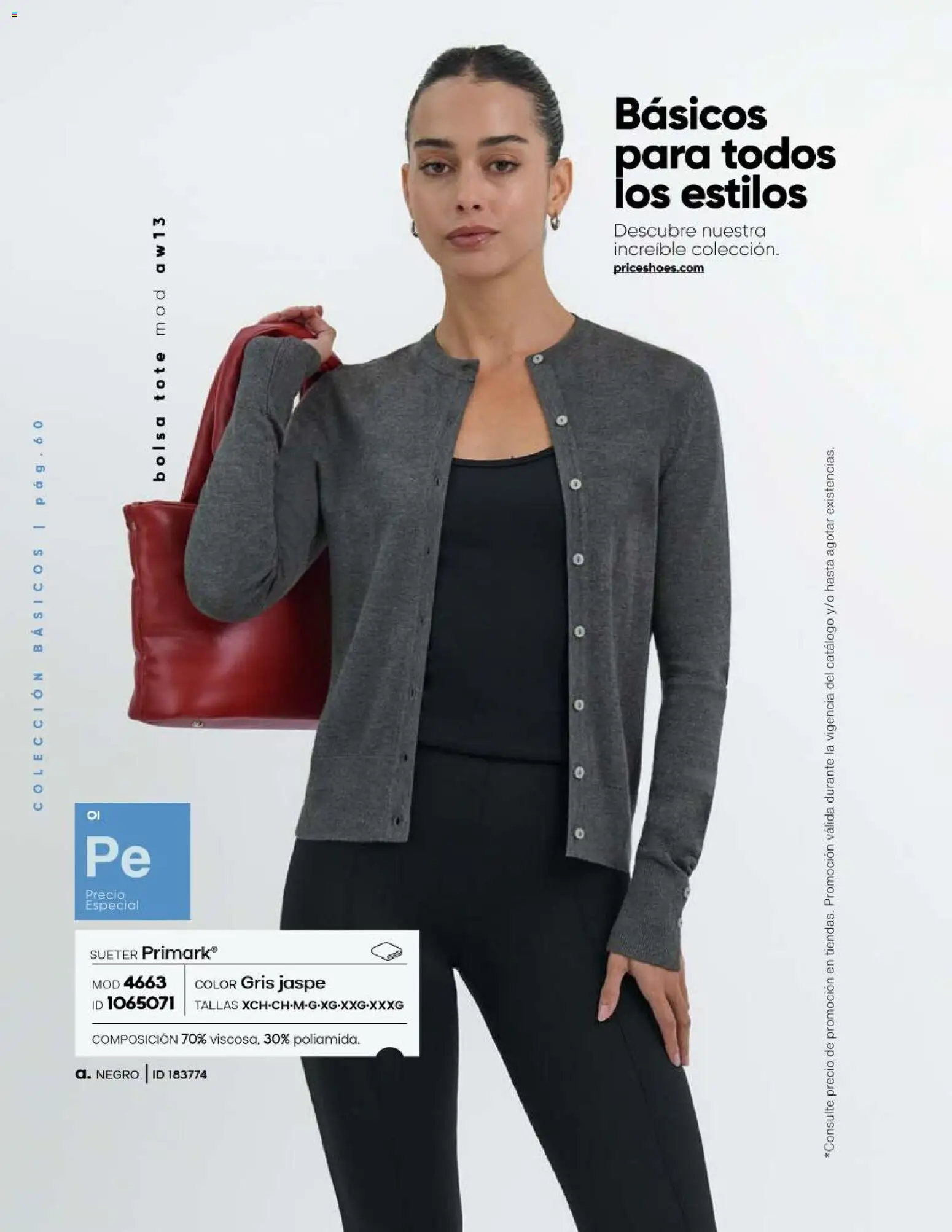 Nuevas ofertas de Price Shoes válidas en toda la República Mexicana desde el 23/07/2026. ¡Encuentra las mejores ofertas en Price Shoes catálogo Básicos! | Página: 60 | Productos: Suéter