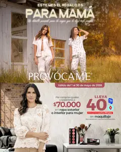 Olímpica - Moda para mamá -  Vista previa de la revista de la tienda Olímpica valido desde el 01.05.2026 | Página: 22 | Productos: Maquillaje, Ropa