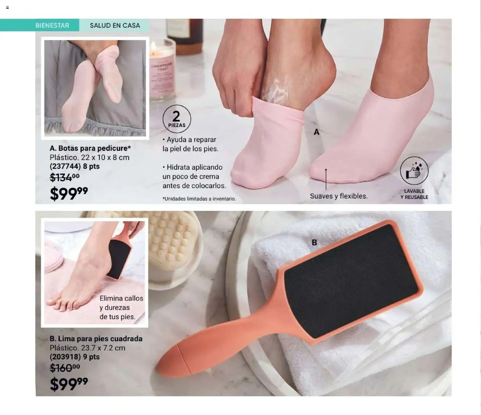 Nuevas ofertas de AVON válidas en toda la República Mexicana desde el 21/08/2026. ¡Encuentra las mejores ofertas en AVON Casa & Estilo 13 2026! | Página: 112 | Productos: Botas, Crema, Lima