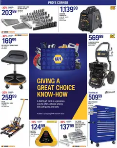 Preview of NAPA Auto Parts weekly flyer from shop NAPA Auto Parts valid from Jul 1, 2026 | Page: 7 | Products: Socket, Battery