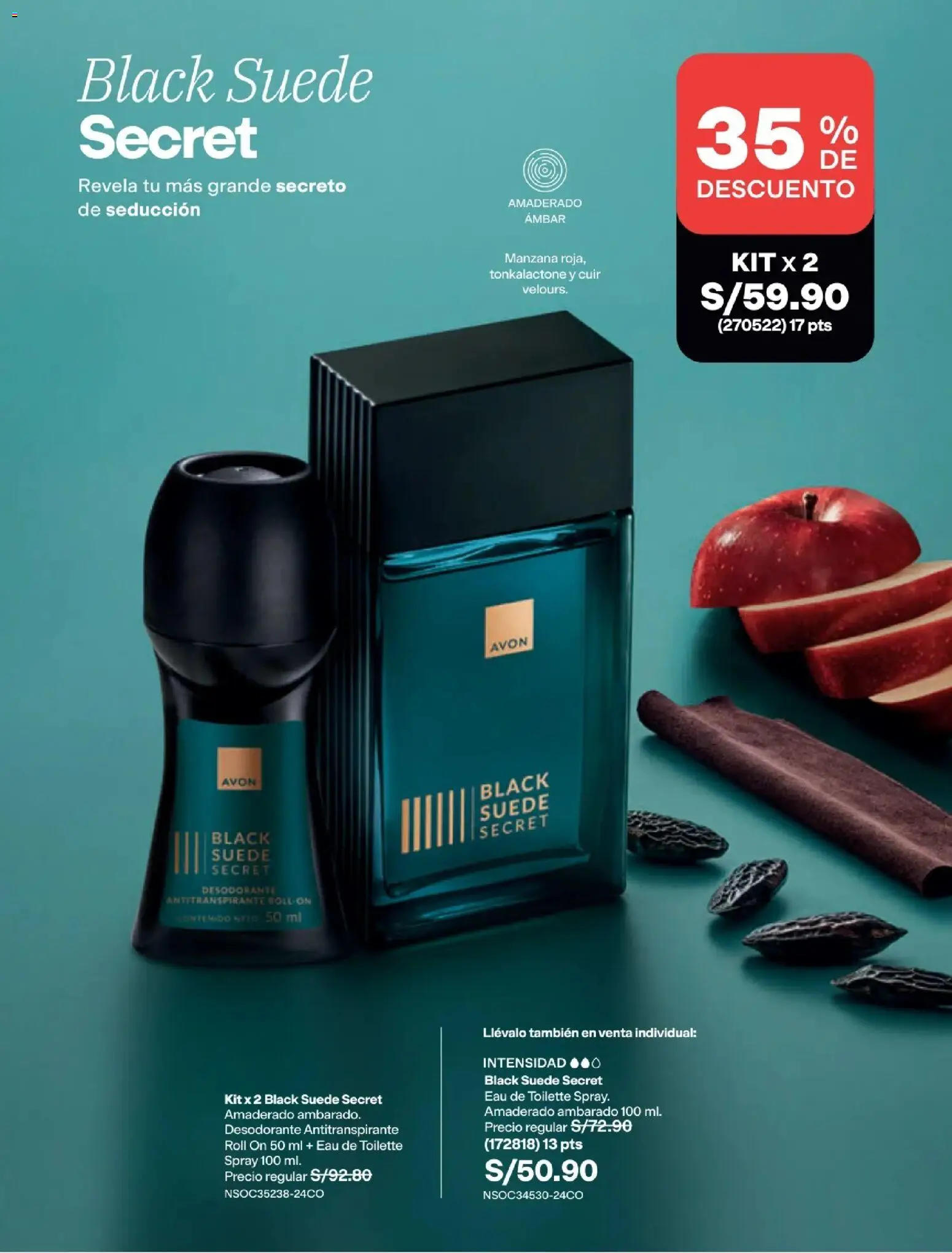 Catálogo Avon válido desde 15/09/2026 | Página: 90 | Productos: Desodorante, Antitranspirante, EAU de Toilette