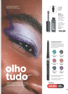 Avon folheto - Campanha 11 - Pré-Visualização do folheto da loja Avon, válido de 29/06/2026 | Página: 81 | Produtos: Delineador