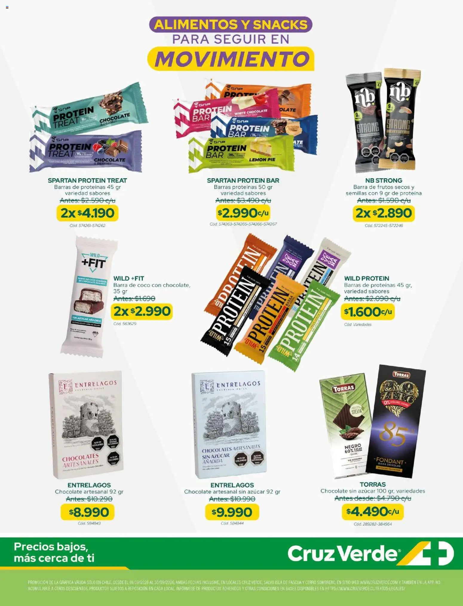 Cruz Verde - Bebestibles y Snacks │ válido desde el 31.08.2026 | Página: 4 | Productos: Semillas, Coco, Chocolate, Azucar