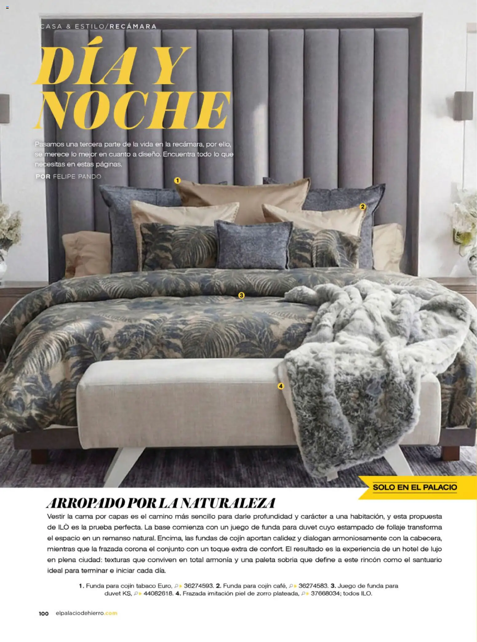 Nuevas ofertas de Palacio De Hierro válidas en toda la República Mexicana desde el 01/09/2026. ¡Encuentra las mejores ofertas en Palacio De Hierro catálogo La Gaceta! | Página: 104 | Productos: Paleta, Funda, Cama, Conjunto
