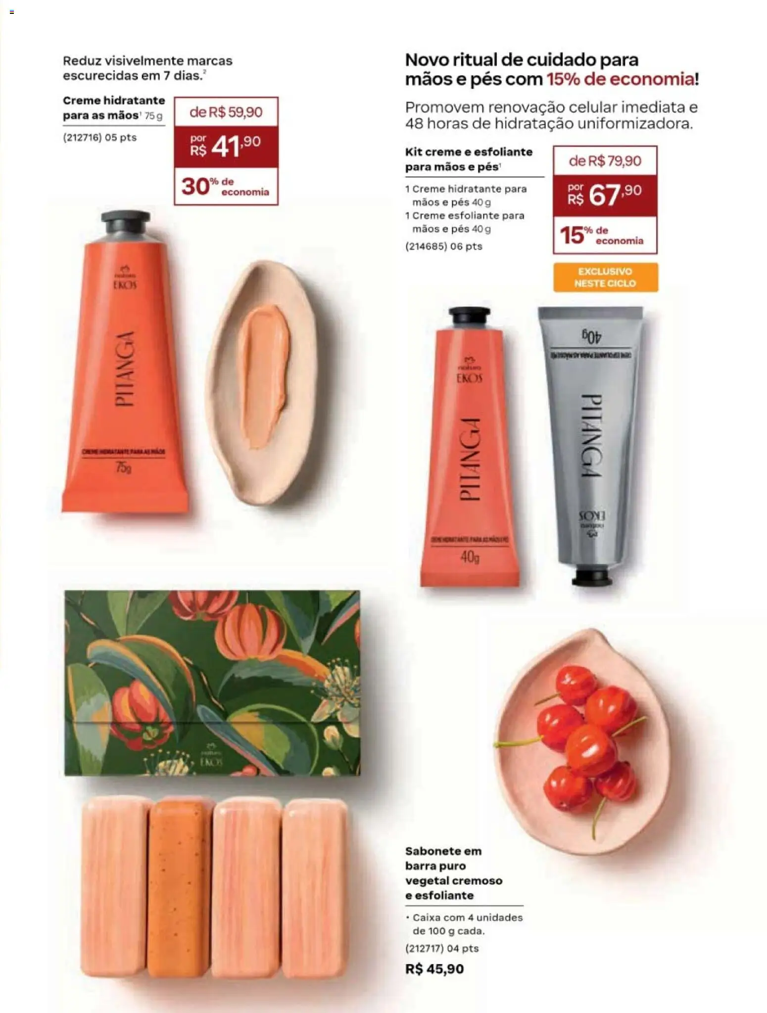 Natura Folheto - válido de 19/07/2026 | Página: 113 | Produtos: Celular, Caixa, Creme, Sabonete