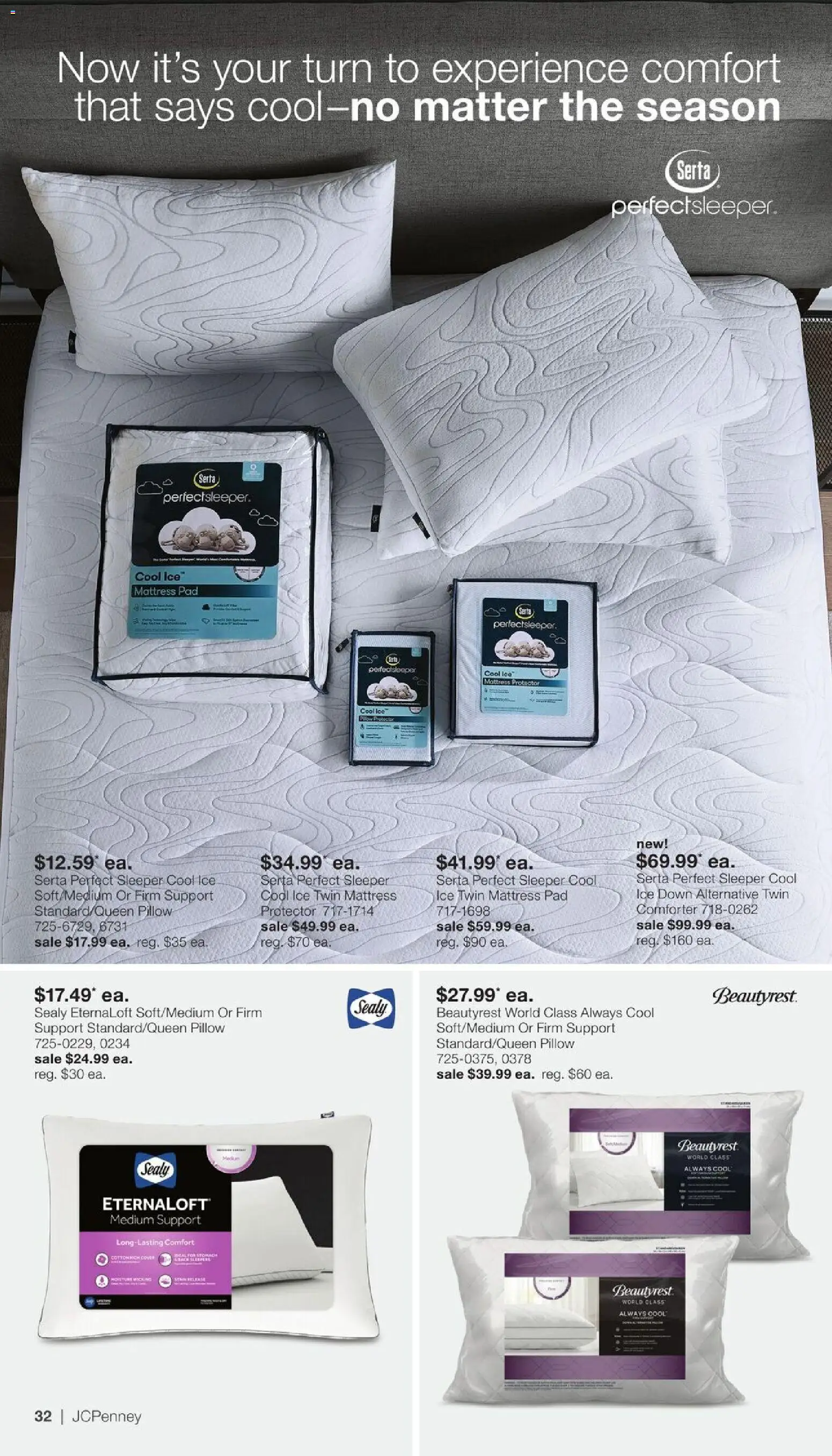 JCPenney Semi-Annual Home Sale - valid from 09/28/2026 | Page: 31 | Products: Mattress, Pillow, Comforter, Mattress Pad