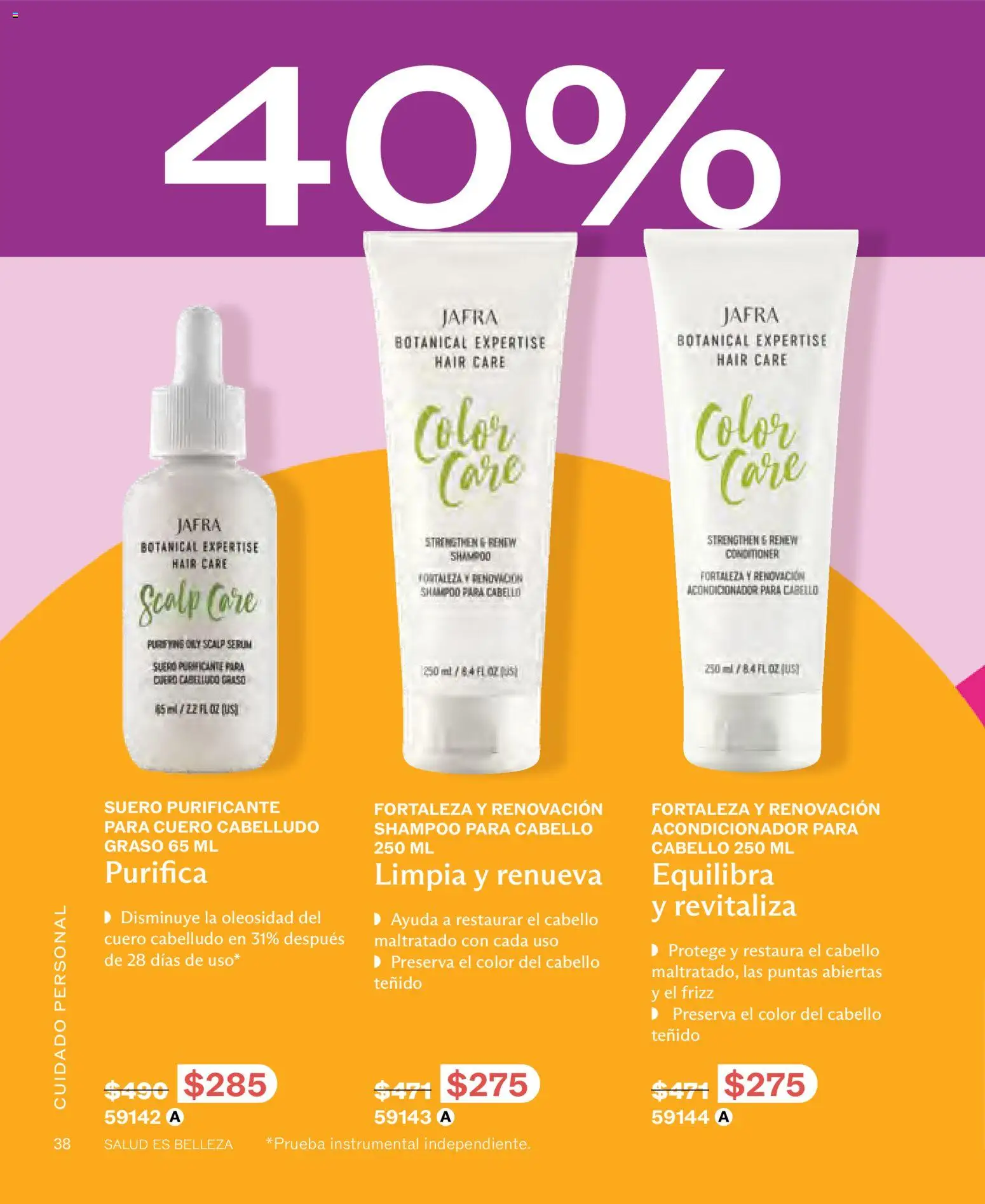 Nuevas ofertas de JAFRA válidas en toda la República Mexicana desde el 01/07/2026. ¡Encuentra las mejores ofertas en JAFRA catálogo! | Página: 38