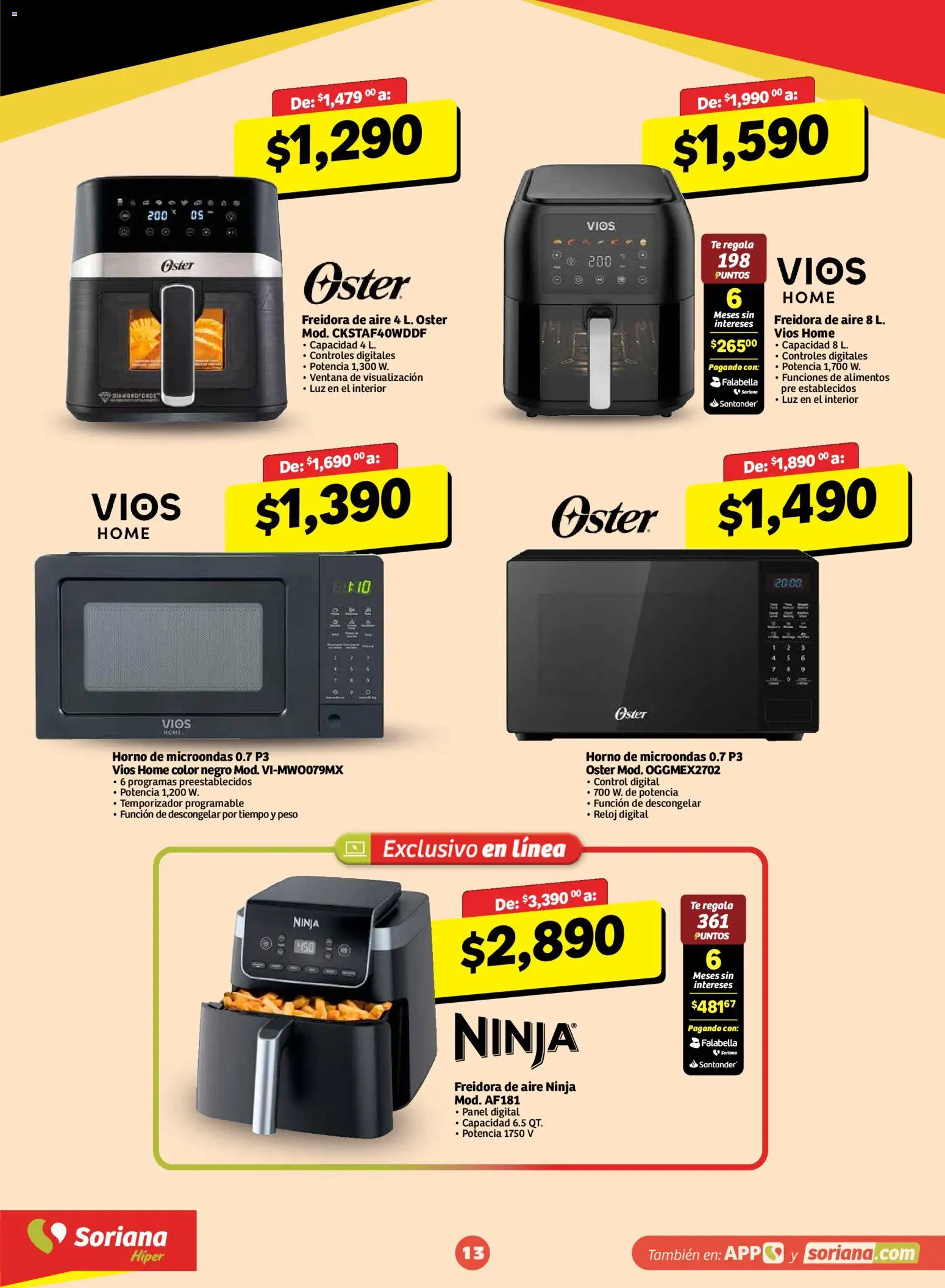 Nuevas ofertas de Soriana válidas en toda la República Mexicana desde el 30/10/2026. ¡Encuentra las mejores ofertas en Soriana Buen Fest Mercado! | Página: 13