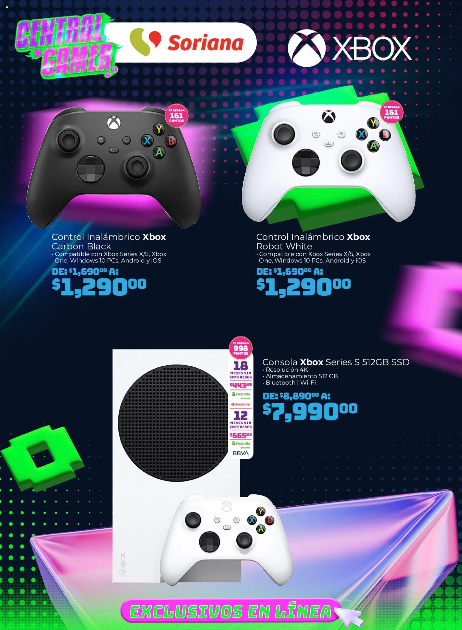 Nuevas ofertas de Soriana válidas en toda la República Mexicana desde el 13/08/2026. ¡Encuentra las mejores ofertas en Soriana Central Gamer Exclusivo en línea! | Página: 3 | Productos: Robot, Té, Xbox