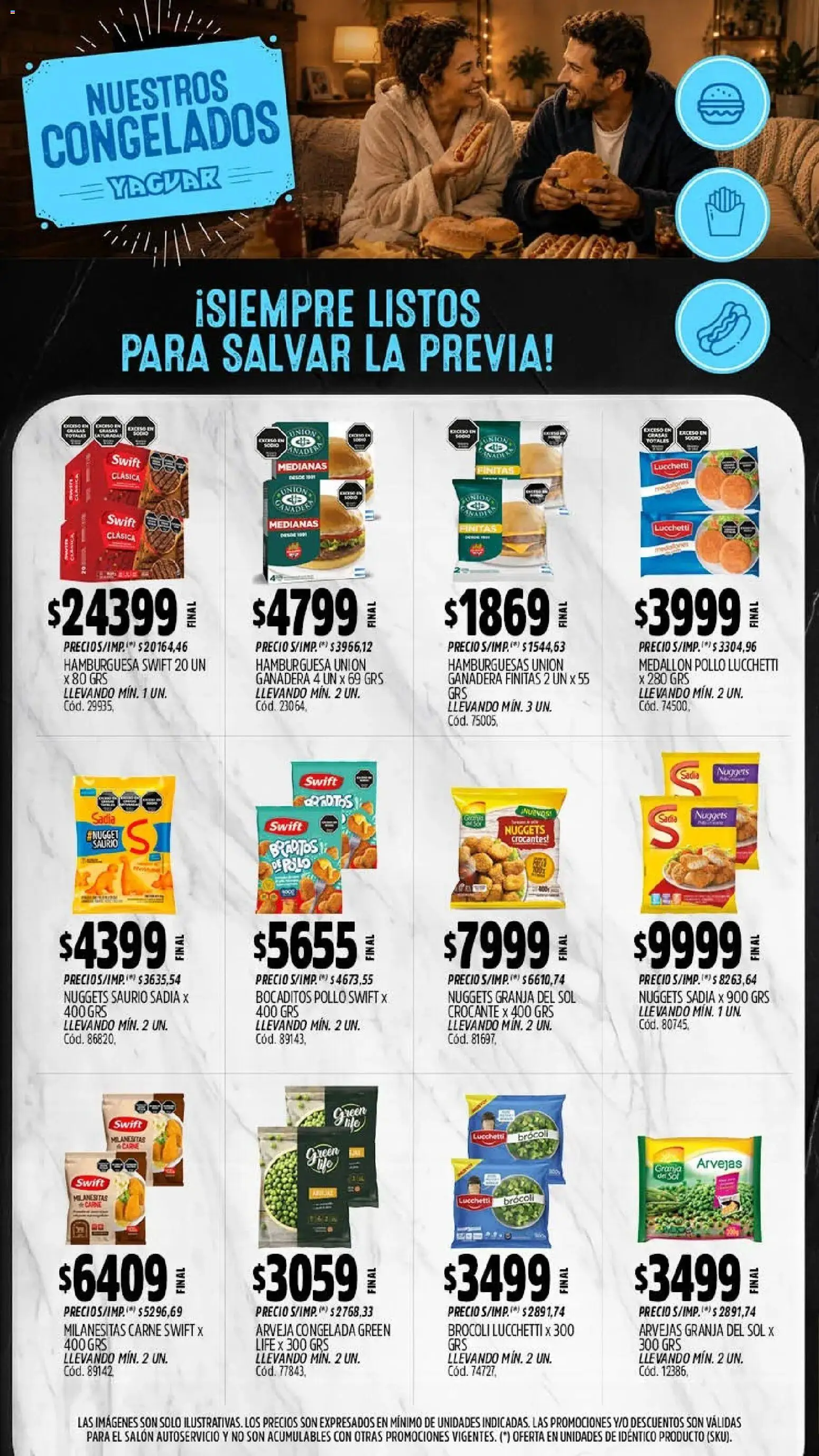Yaguar - Oferta Semanal Mendoza │ válido desde el 20/07/2026 | Página: 7 | Productos: Arveja, Pollo, Arvejas, Brocoli