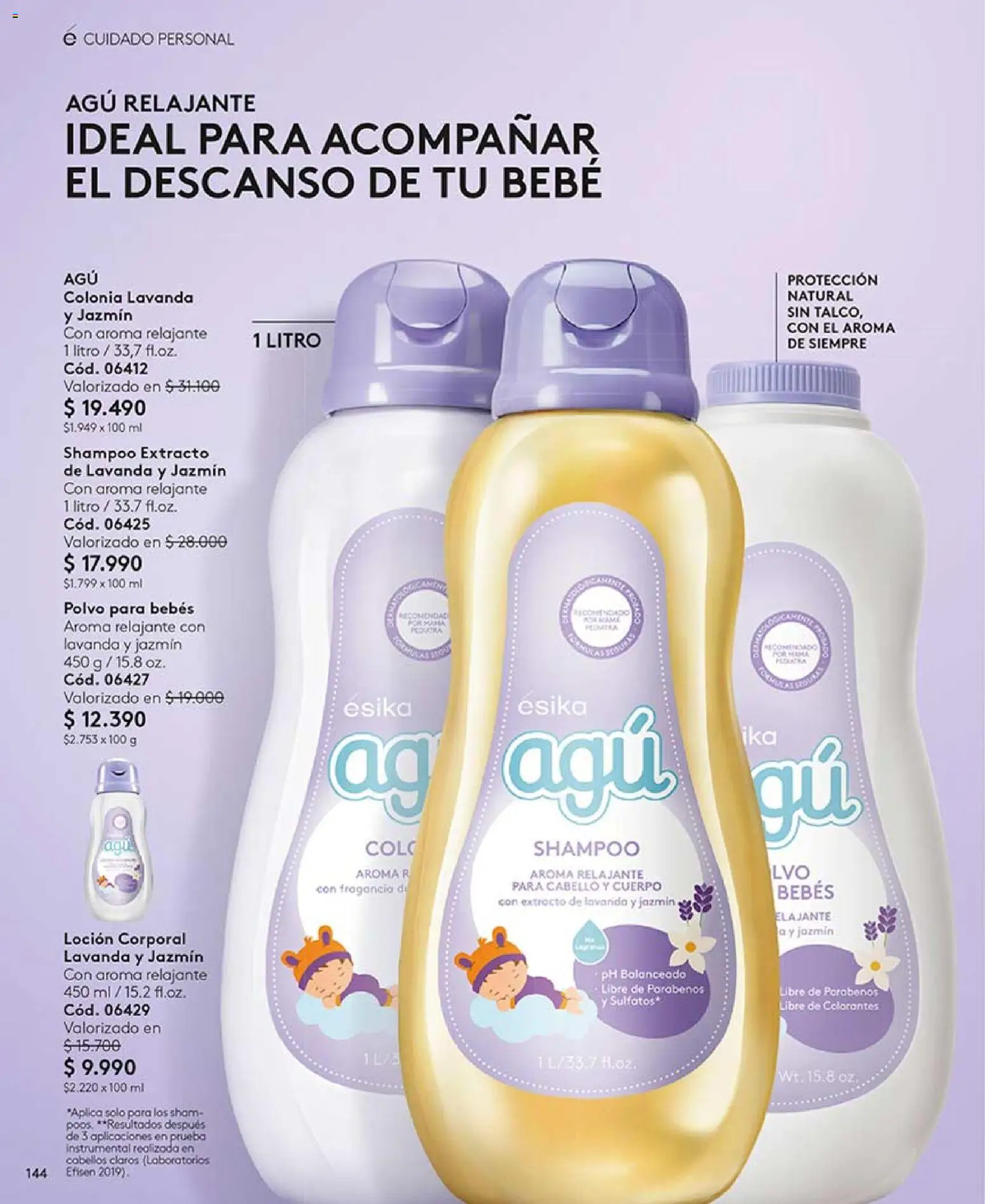 Catálogo Ésika Campaña 9 │ válido desde el 17.05.2026 | Página: 148 | Productos: Loción, Fragancia, Polvo, Shampoo