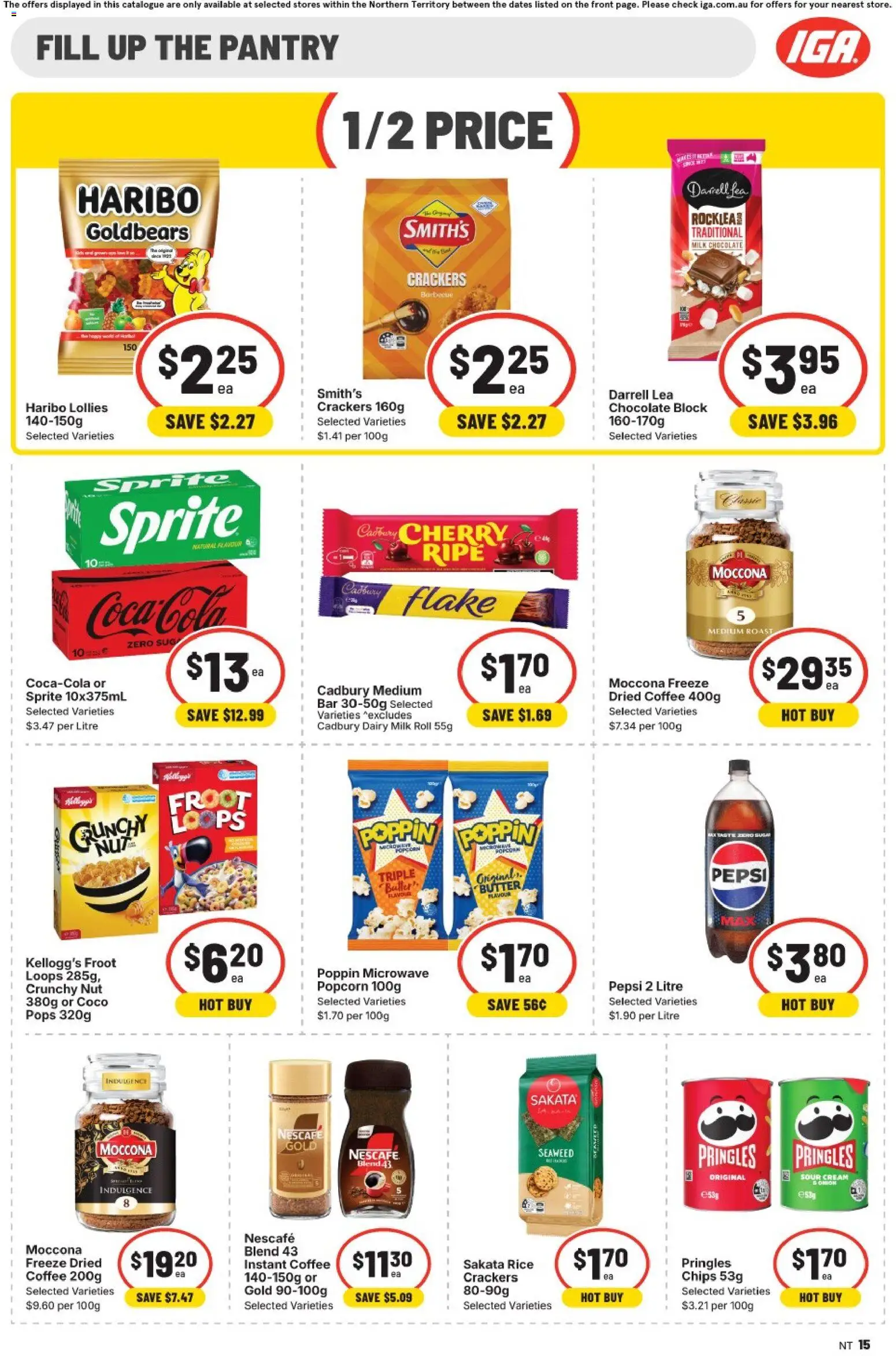 IGA catalogue - valid from 26/08/2026 | Page: 11 | Products: Lollies, Oreo, Water, Sprite