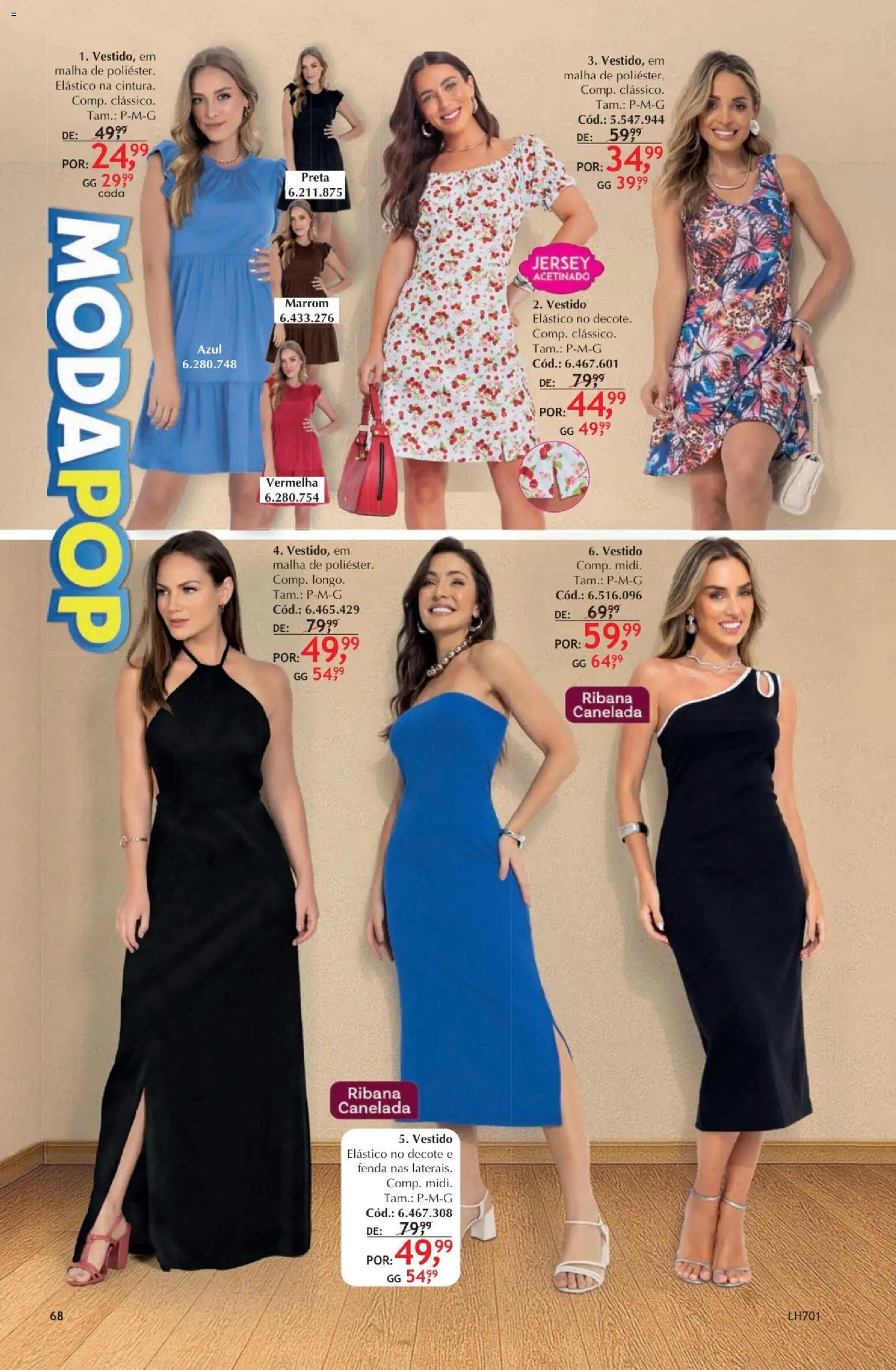 Quatro Estações Folheto - válido de 01.04.2026 | Página: 68 | Produtos: Vestido