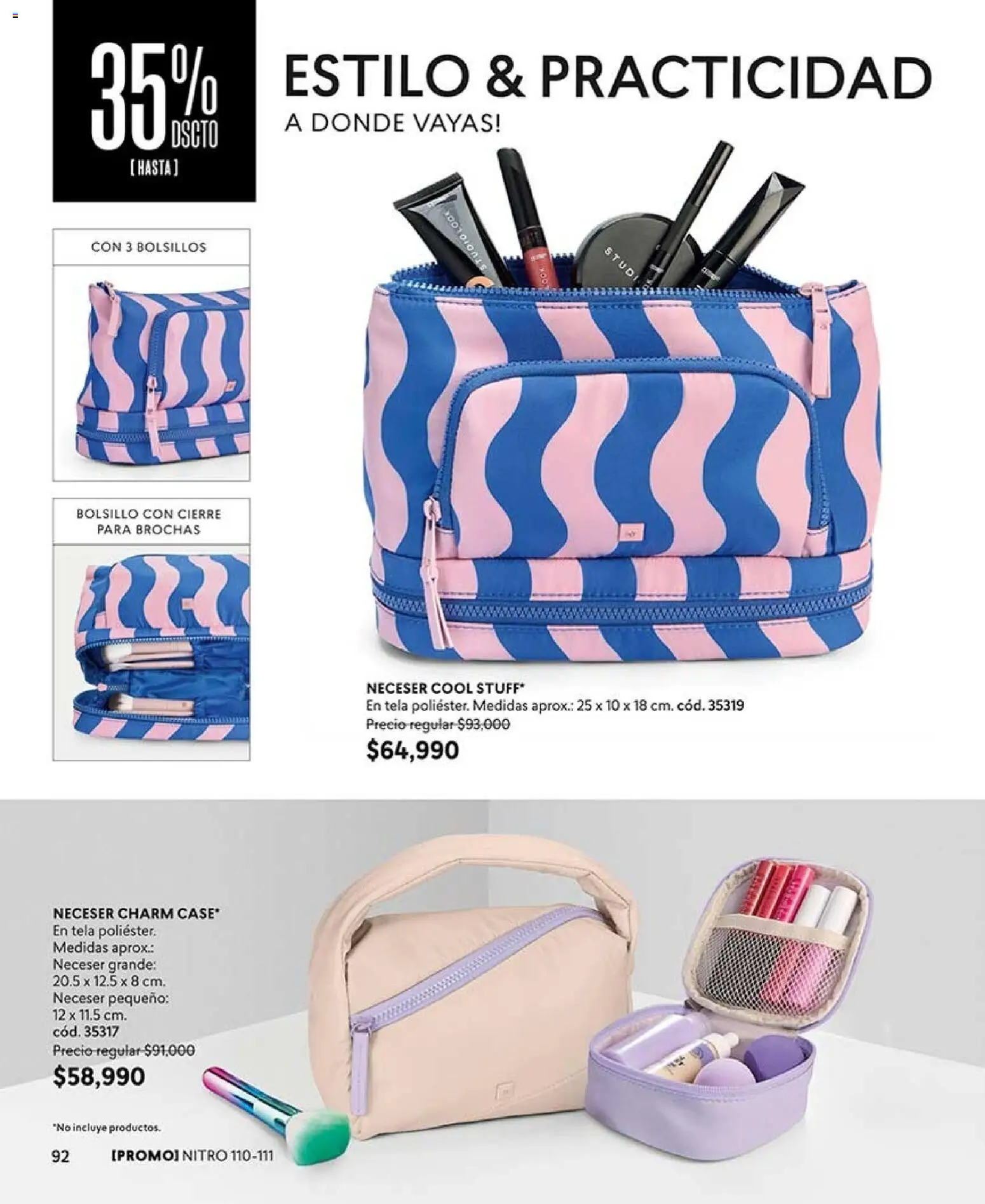 CyZone revista - valida desde el 17/08/2026 | Página: 92 | Productos: Bolsillos, Neceser