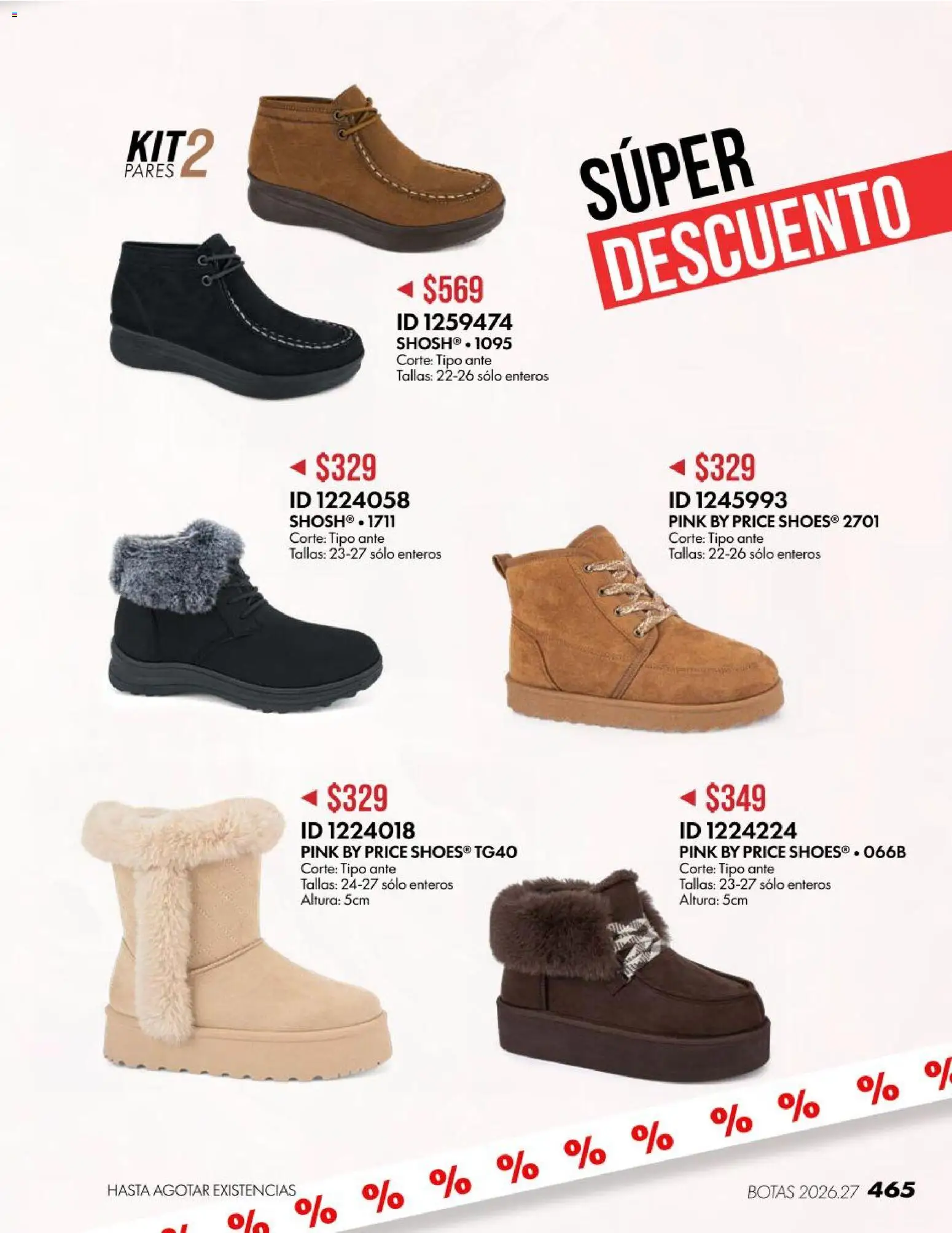 Nuevas ofertas de Price Shoes válidas en toda la República Mexicana desde el 18/07/2026. ¡Encuentra las mejores ofertas en Price Shoes catálogo Botas! | Página: 465