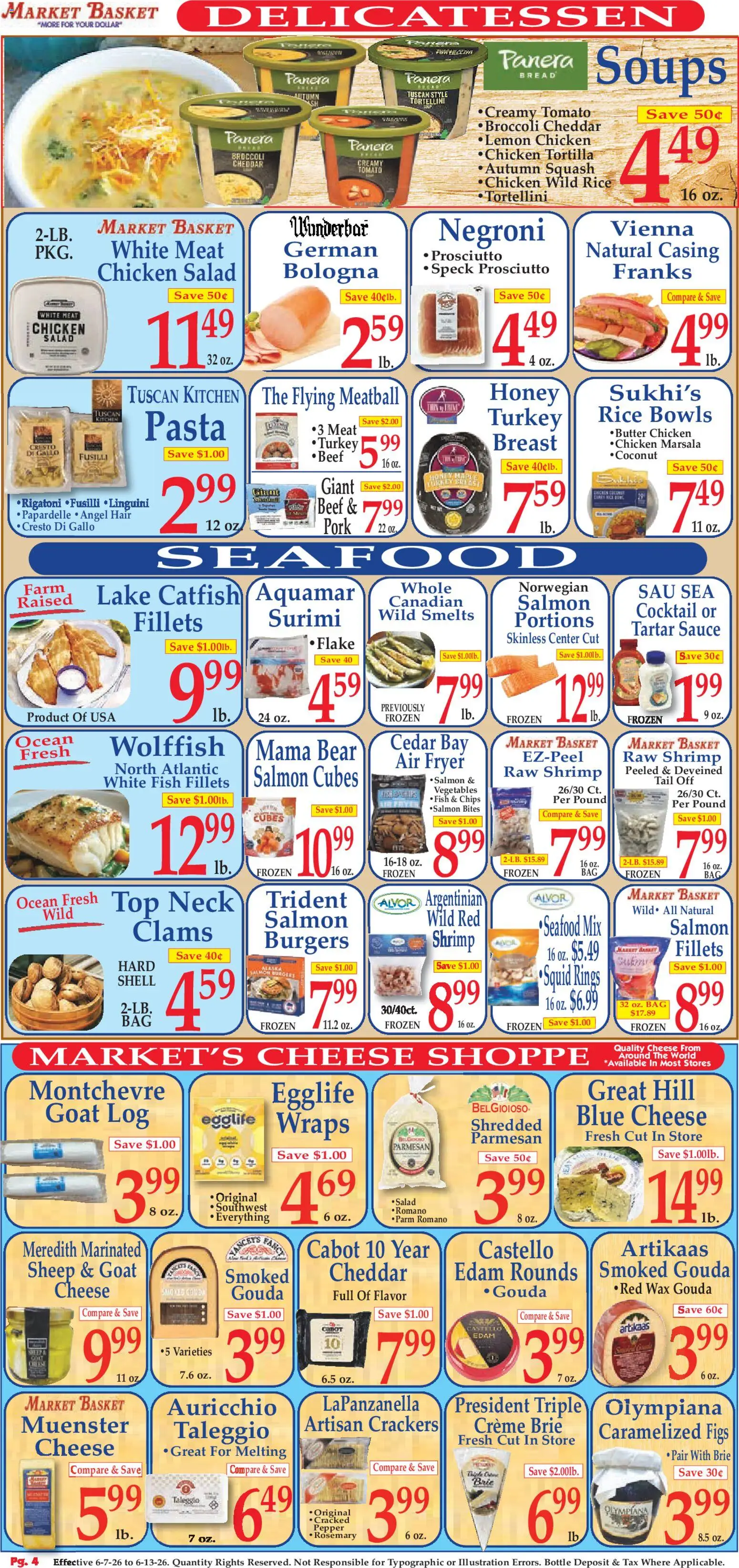Market Basket Ad - valid from 07.06.2026 | Page: 4 | Products: Squash, Fish, Beef, Pepper