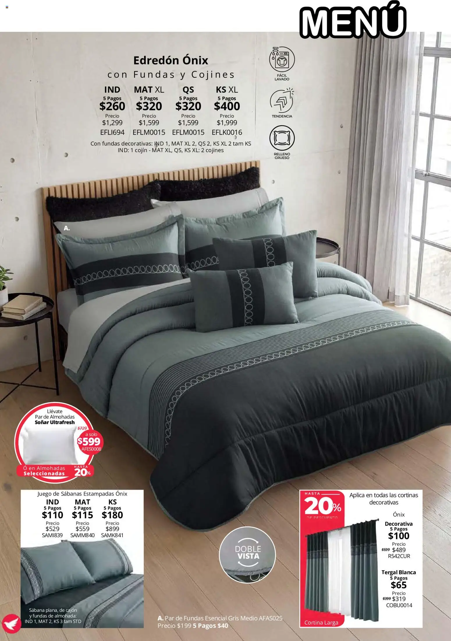Nuevas ofertas de Colchas Concord válidas en toda la República Mexicana desde el 15/10/2026. ¡Encuentra las mejores ofertas en Colchas Concord catálogo! | Página: 2