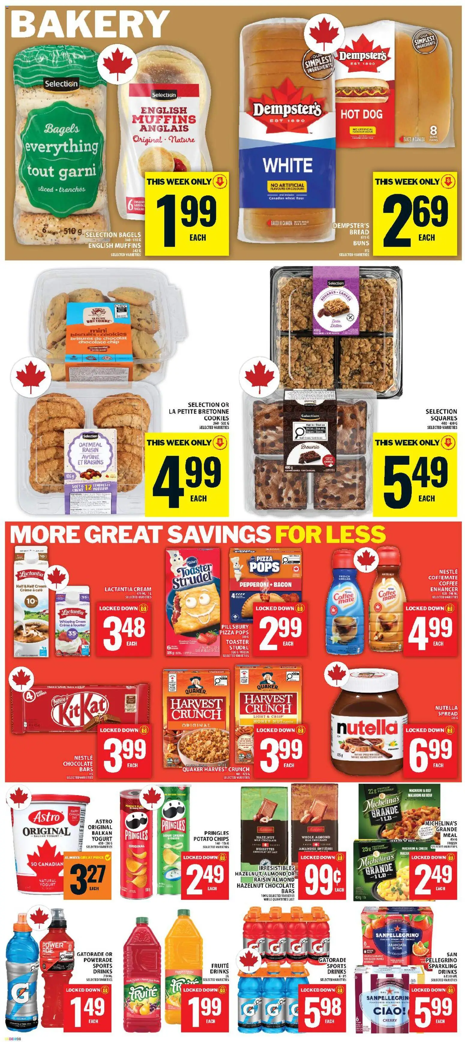 Food Basics flyer valid from Aug 6, 2026 | Page: 5 | Products: Fruit, Drinks, Cheese, Coffee