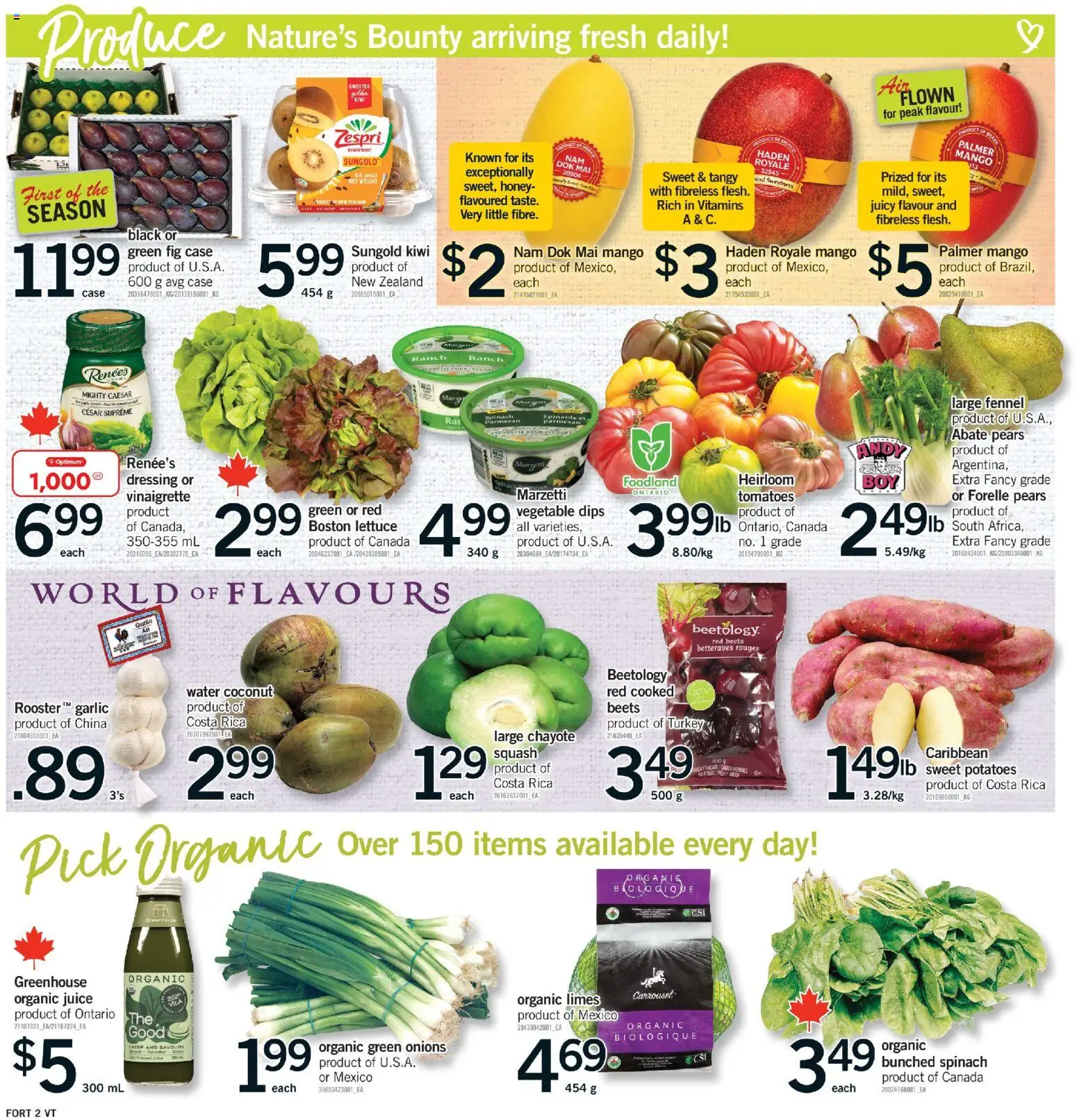 Fortinos flyer valid from 18.06.2026 | Page: 3 | Products: Kiwi, Turkey, Case, Juice