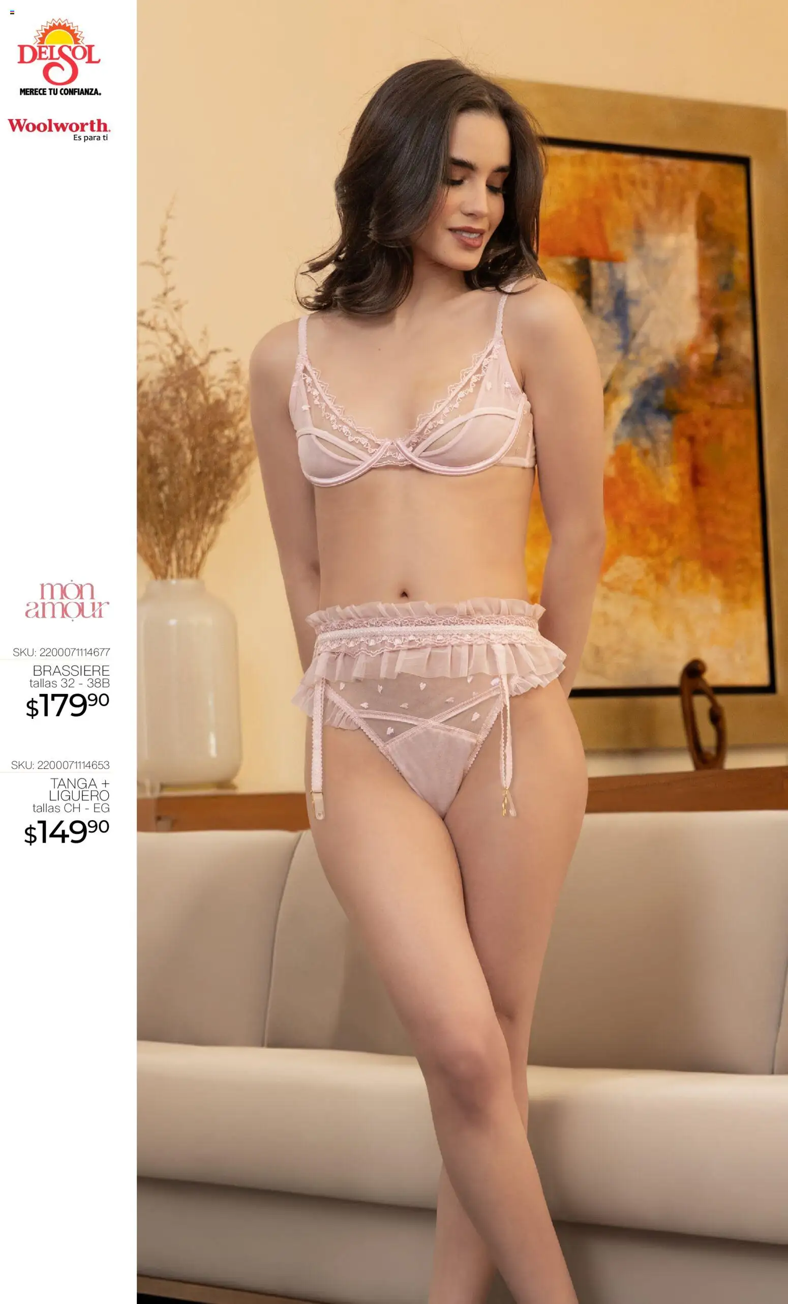 Nuevas ofertas de Del Sol y Woolworth válidas en toda la República Mexicana desde el 16.04.2026. ¡Encuentra las mejores ofertas en Del Sol y Woolworth katalog Moda Madres 2026! | Página: 18 | Productos: Liguero