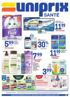 Preview of Uniprix - Uniprix Sante from shop Uniprix valid from Aug 20, 2026