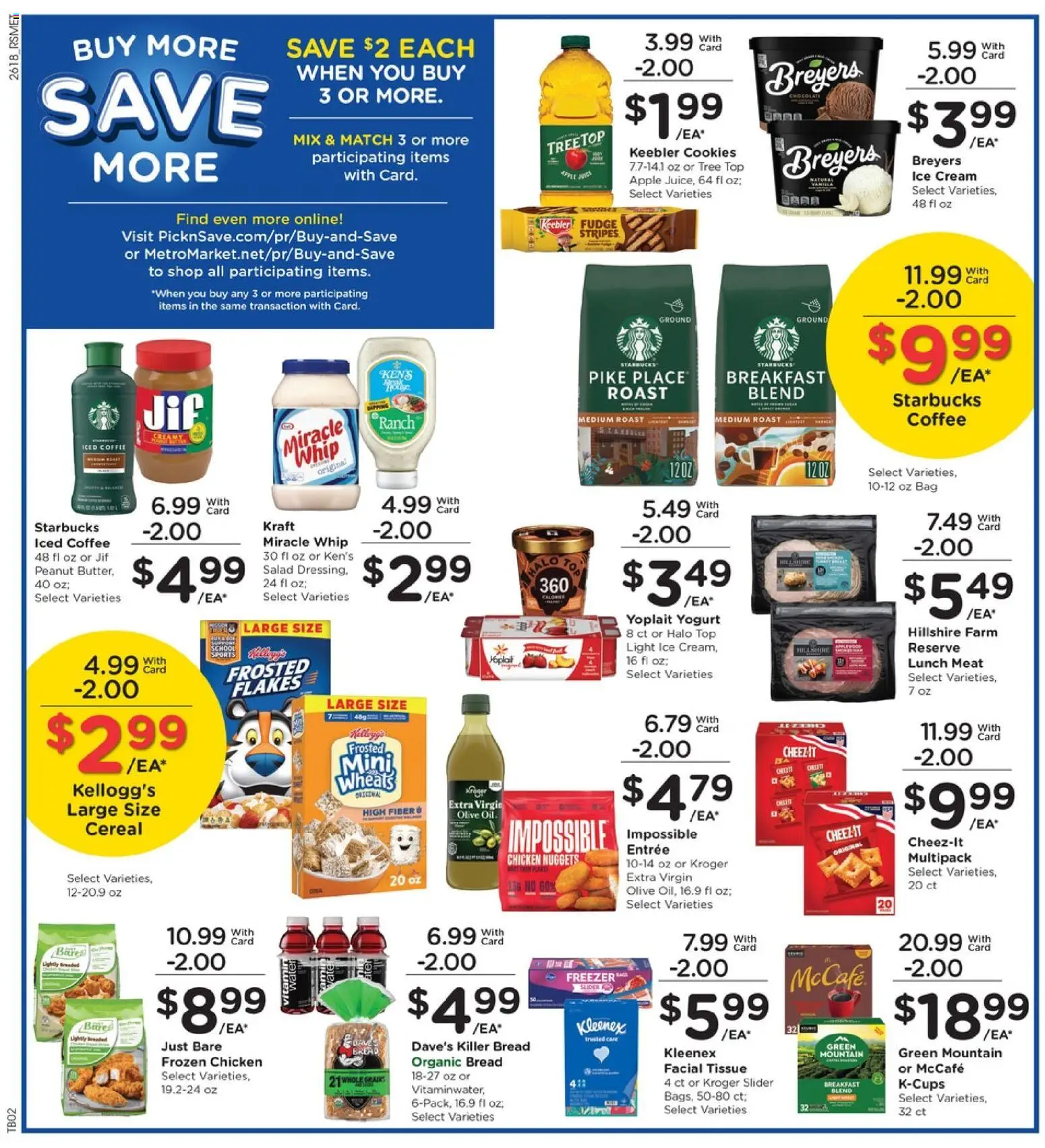 Pick ‘n Save Weekly Ad - valid from 03.06.2026 | Page: 5 | Products: Tea, Cookies, Flakes, Water