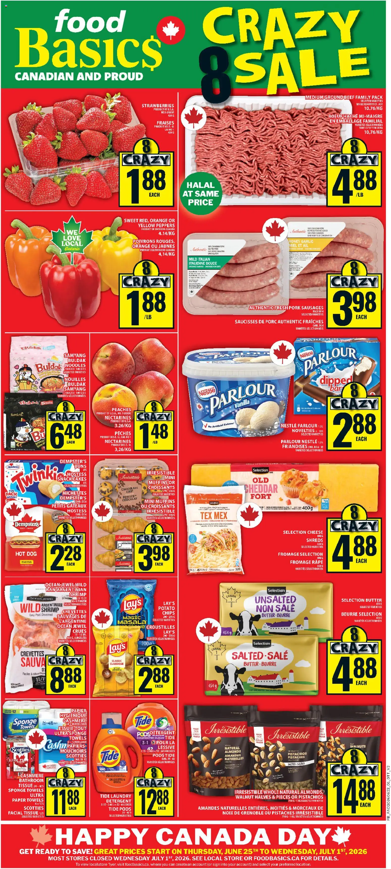 Food Basics flyer valid from Jun 25, 2026 | Page: 1