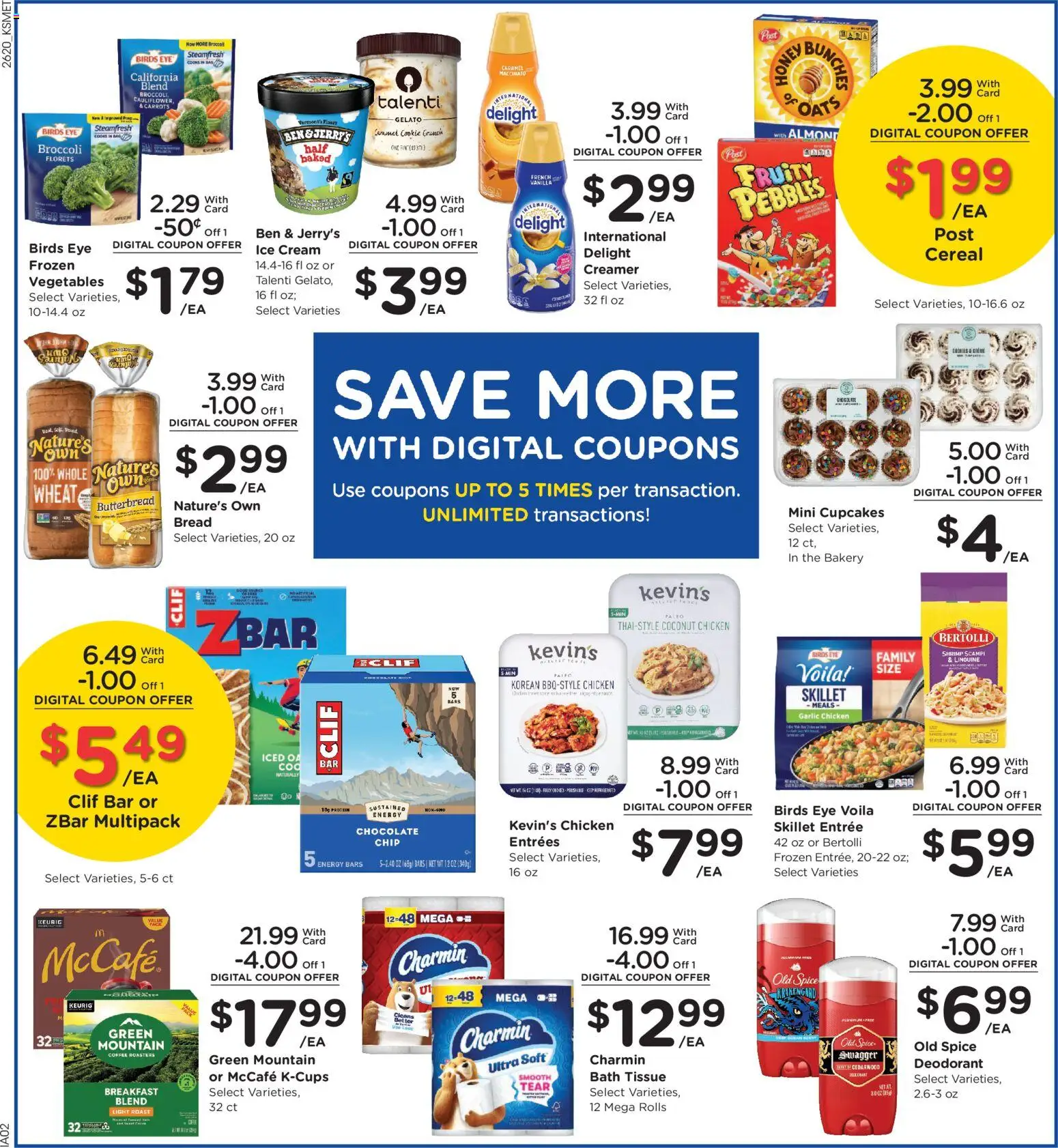 King Soopers Weekly Ad - valid from 17.06.2026 | Page: 8 | Products: Bakery, Broccoli, Bread, Cream