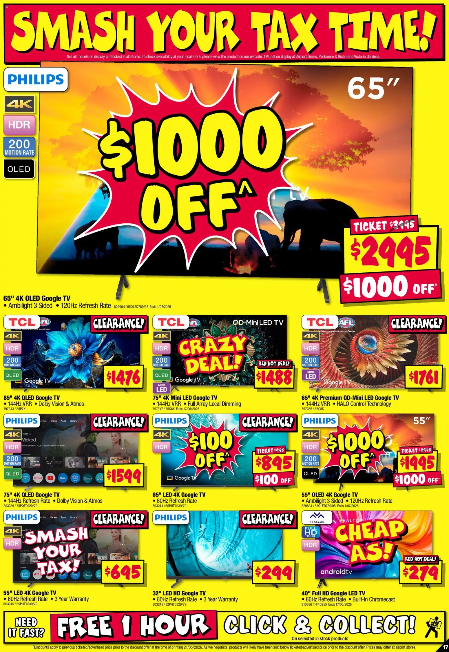 JB Hi-Fi catalogue - valid from 04.06.2026 | Page: 17 | Products: Tv