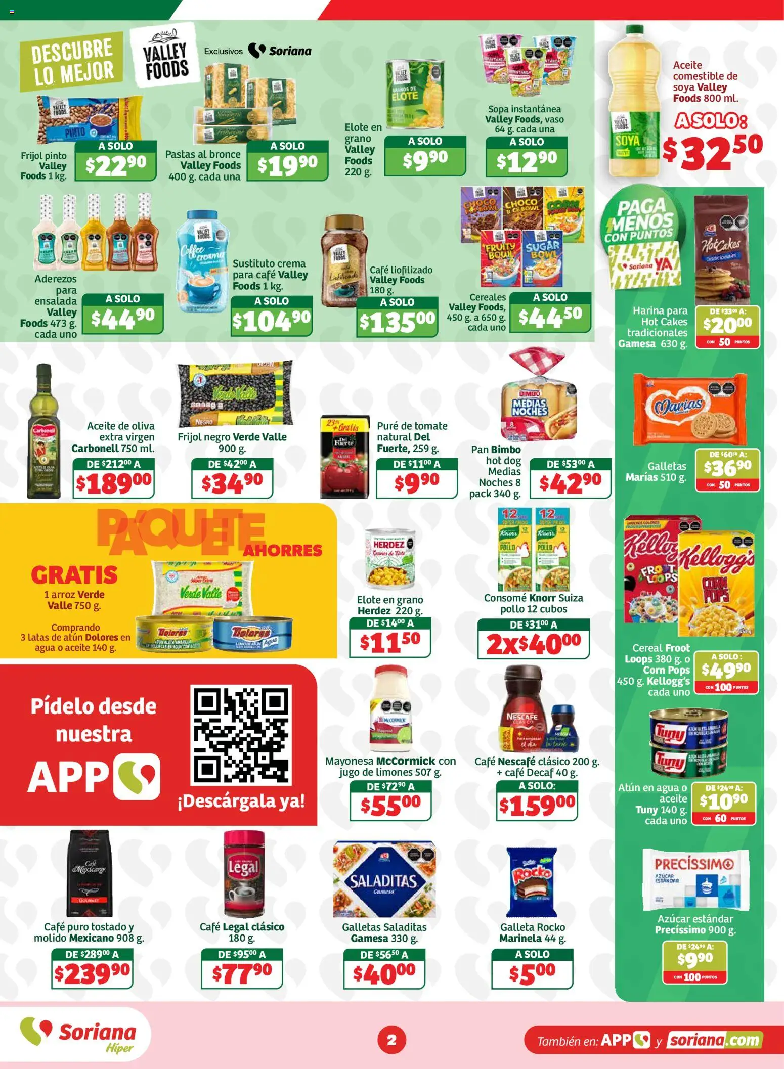 Nuevas ofertas de Soriana válidas en toda la República Mexicana desde el 18/09/2026. ¡Encuentra las mejores ofertas en Soriana En México Oferta se dice Soriana Híper Nacional! | Página: 2