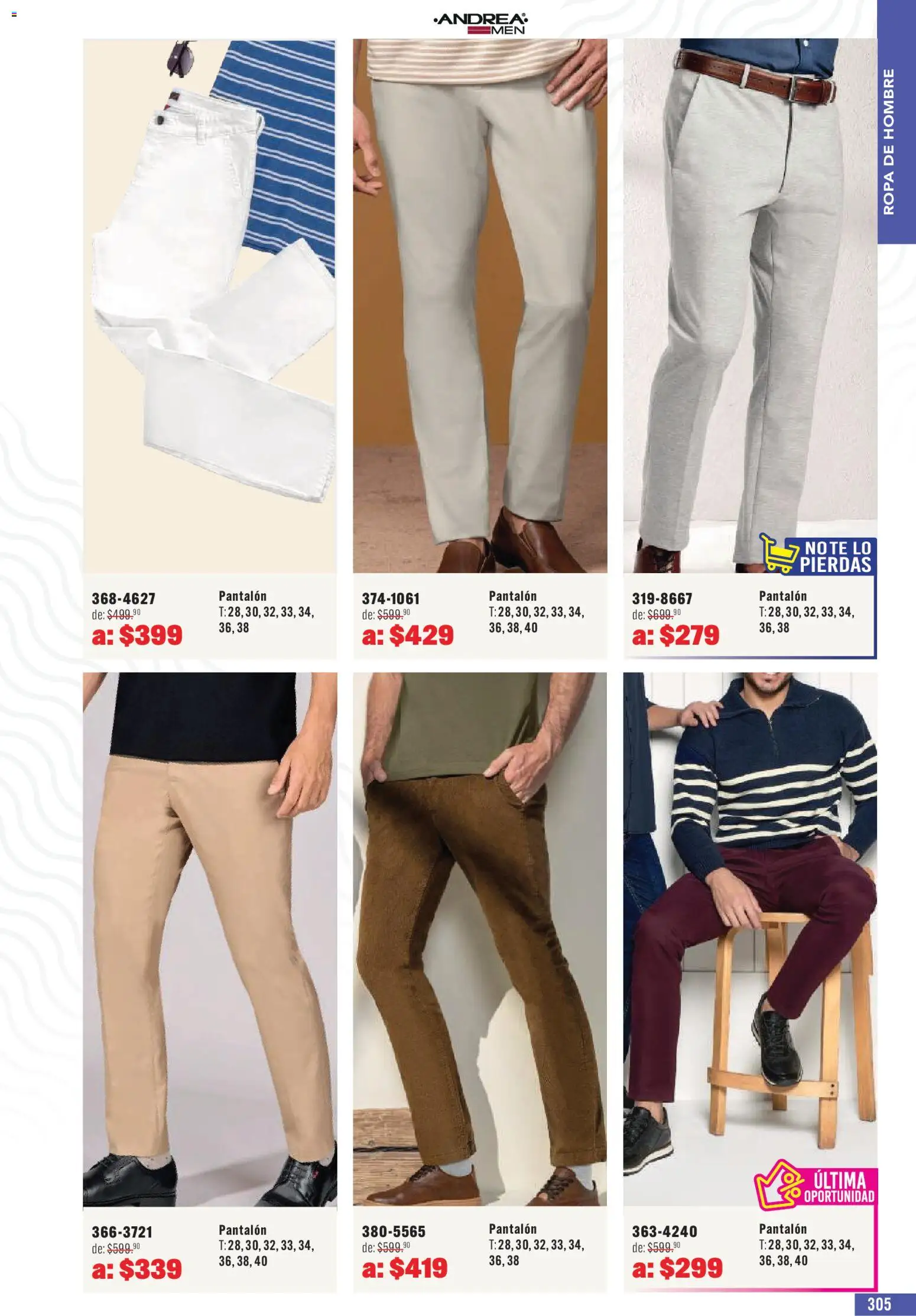 Nuevas ofertas de Andrea válidas en toda la República Mexicana desde el 03.05.2026. ¡Encuentra las mejores ofertas en Andrea catálogo Outlet! | Página: 305 | Productos: Ropa