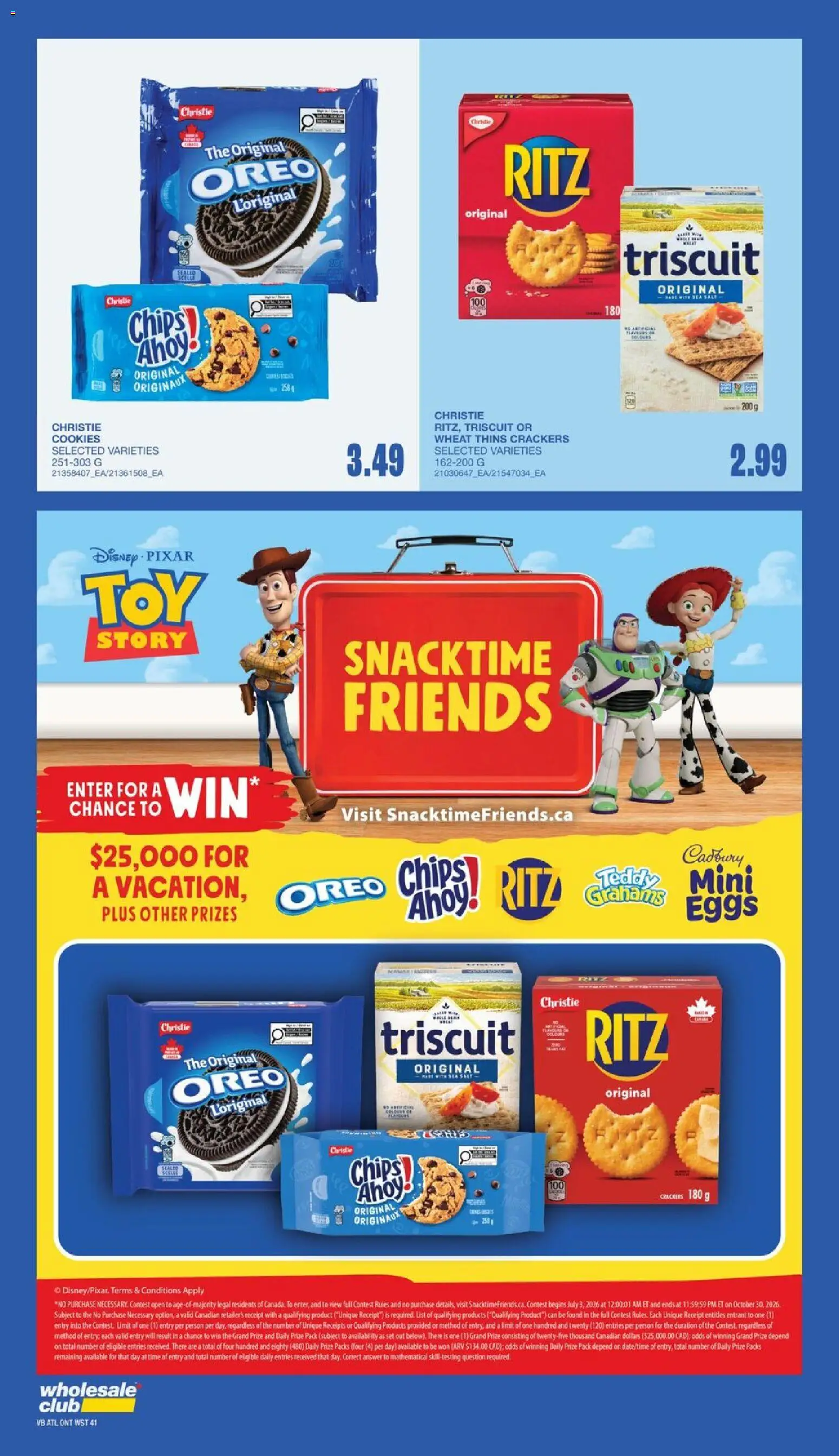 Wholesale Club flyer valid from Jul 30, 2026 | Page: 52 | Products: Chips, Cookies, Eggs