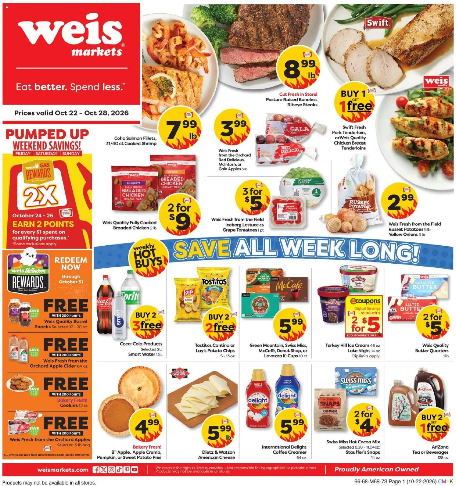 Weis Weekly Ad (10/22 - 10/28 2026)