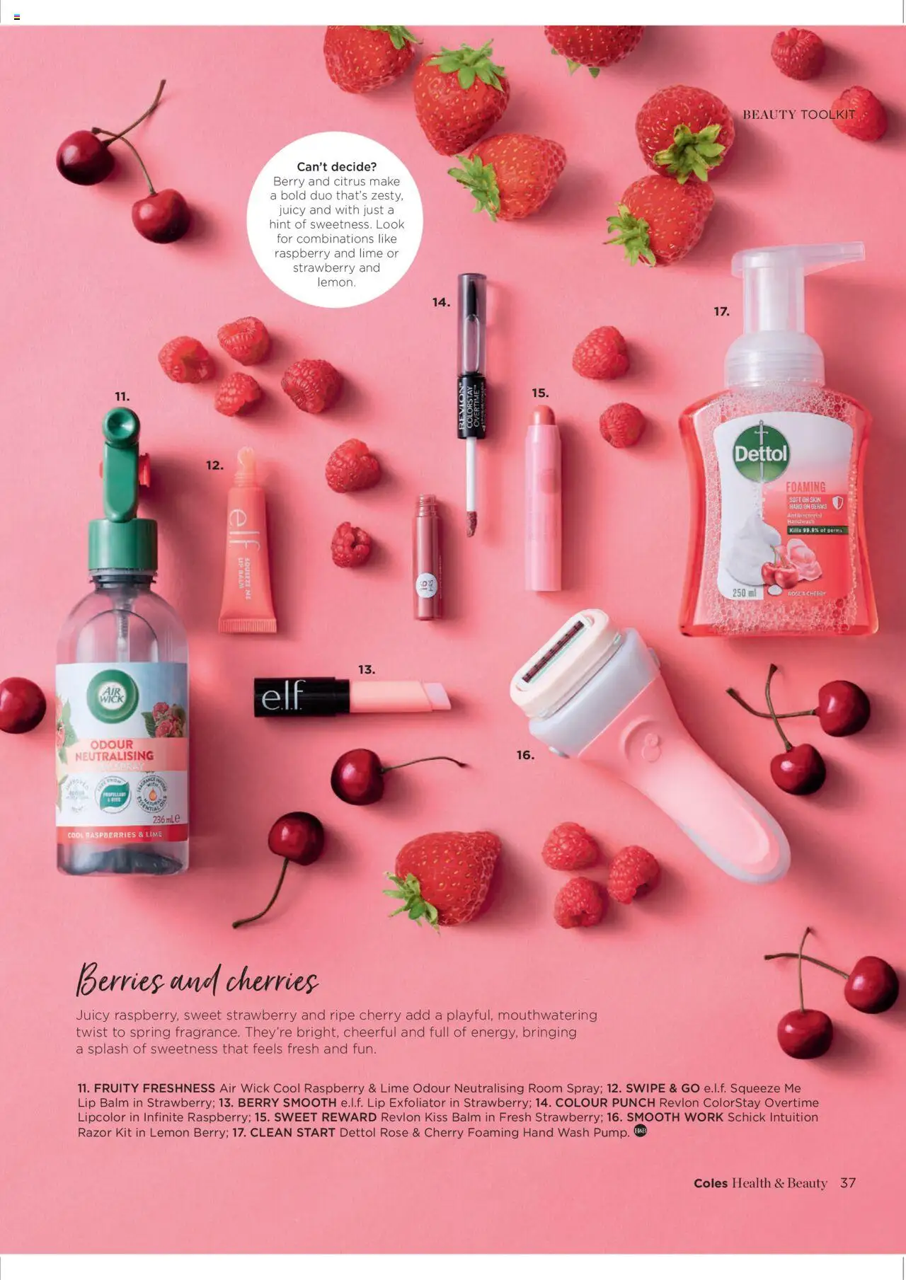 Coles catalogue - valid from 07.10.2025 | Page: 37 | Products: Lemon, Lime, Raspberry, Hand wash
