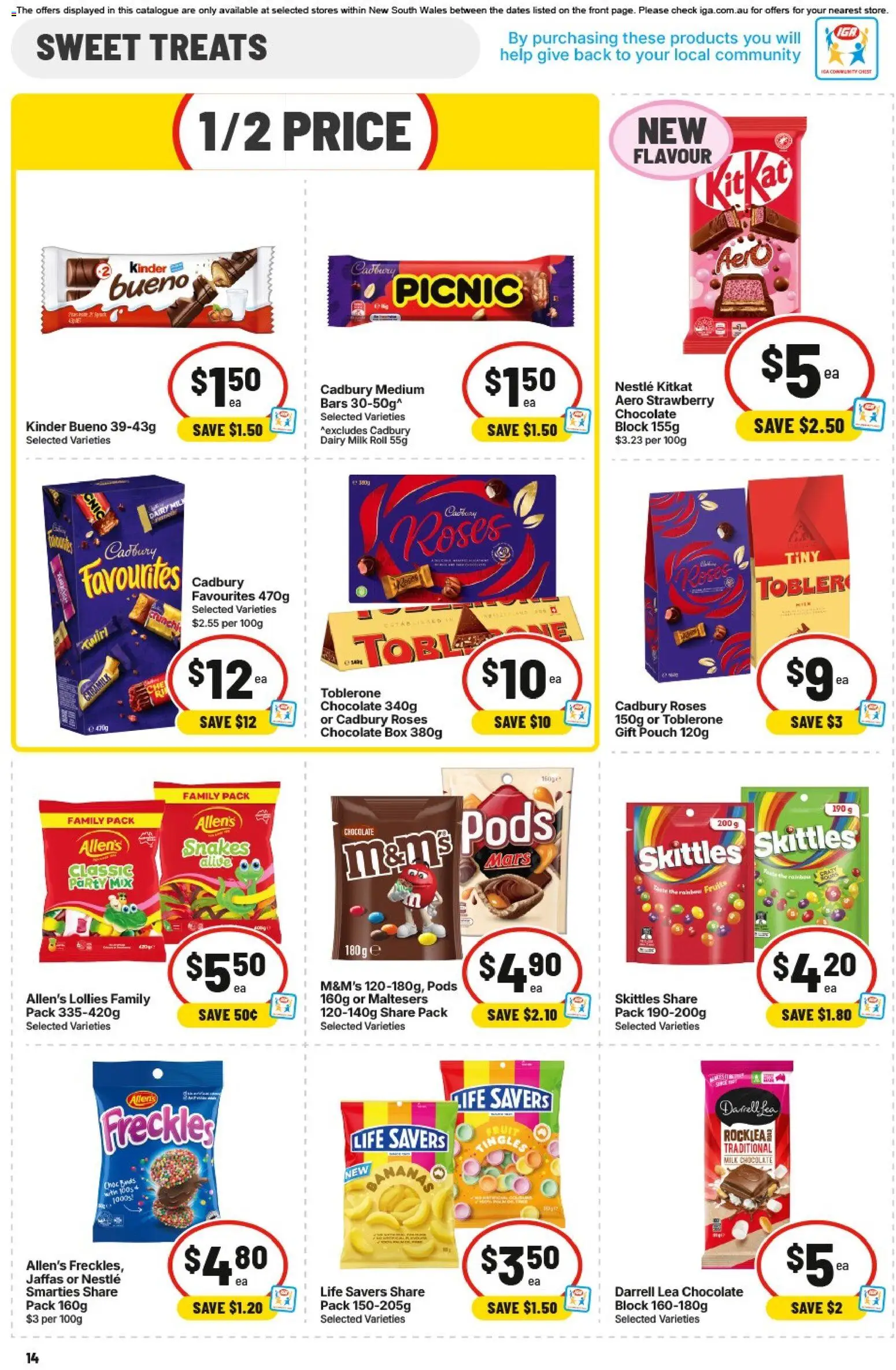 IGA catalogue - valid from 29/07/2026 | Page: 15 | Products: Milk, Dairy, Lollies, Fruits