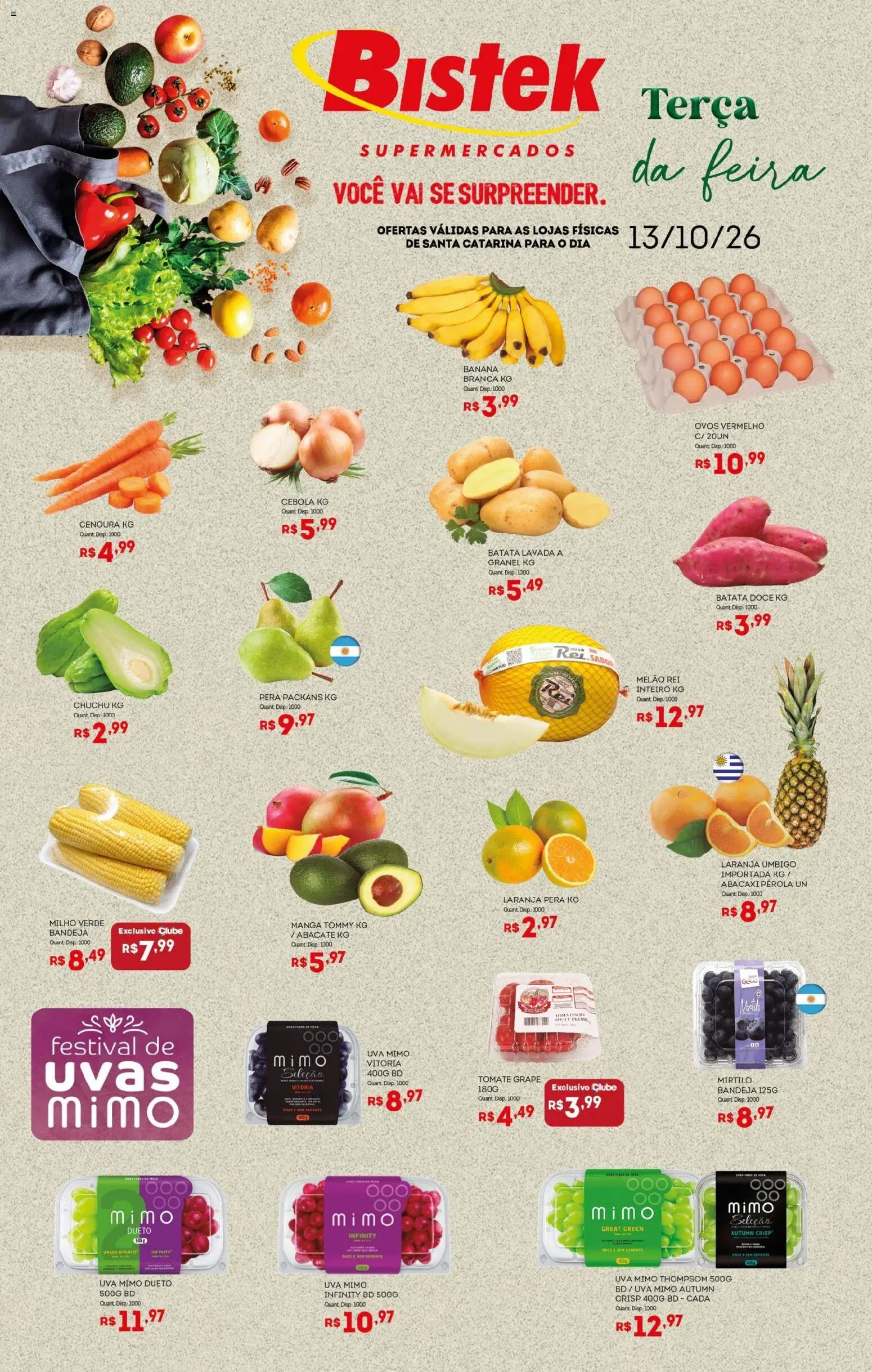 Bistek Supermercados Folheto - válido de 13/10/2026 | Página: 1