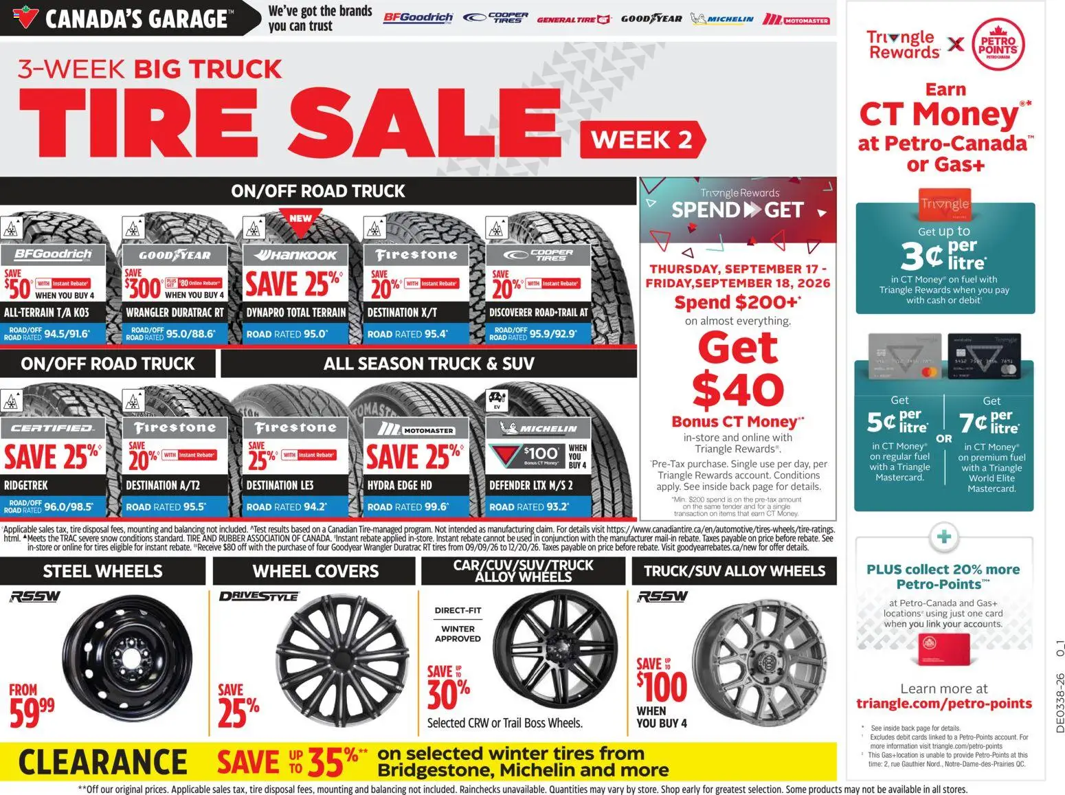 Canadian Tire flyer valid from Sep 17, 2026 | Page: 24