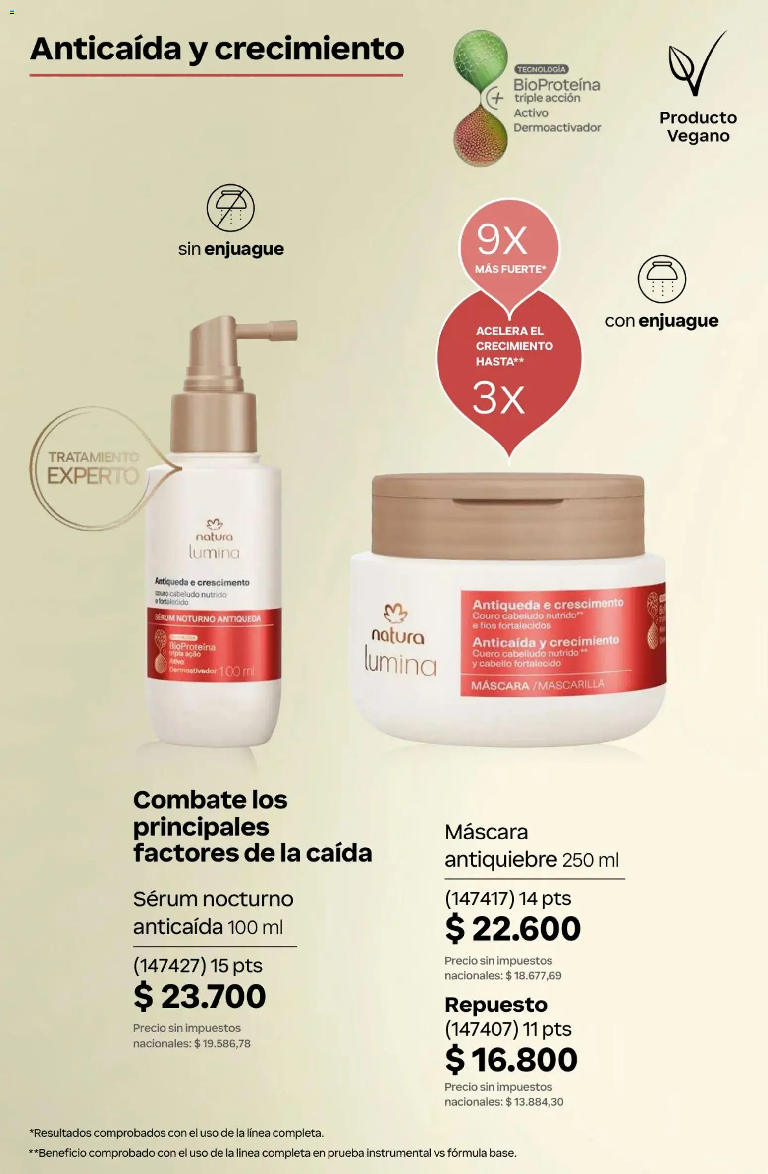 Catálogo Natura Ciclo 10 │ válido desde el 30/06/2026 | Página: 273 | Productos: Serum, Máscara