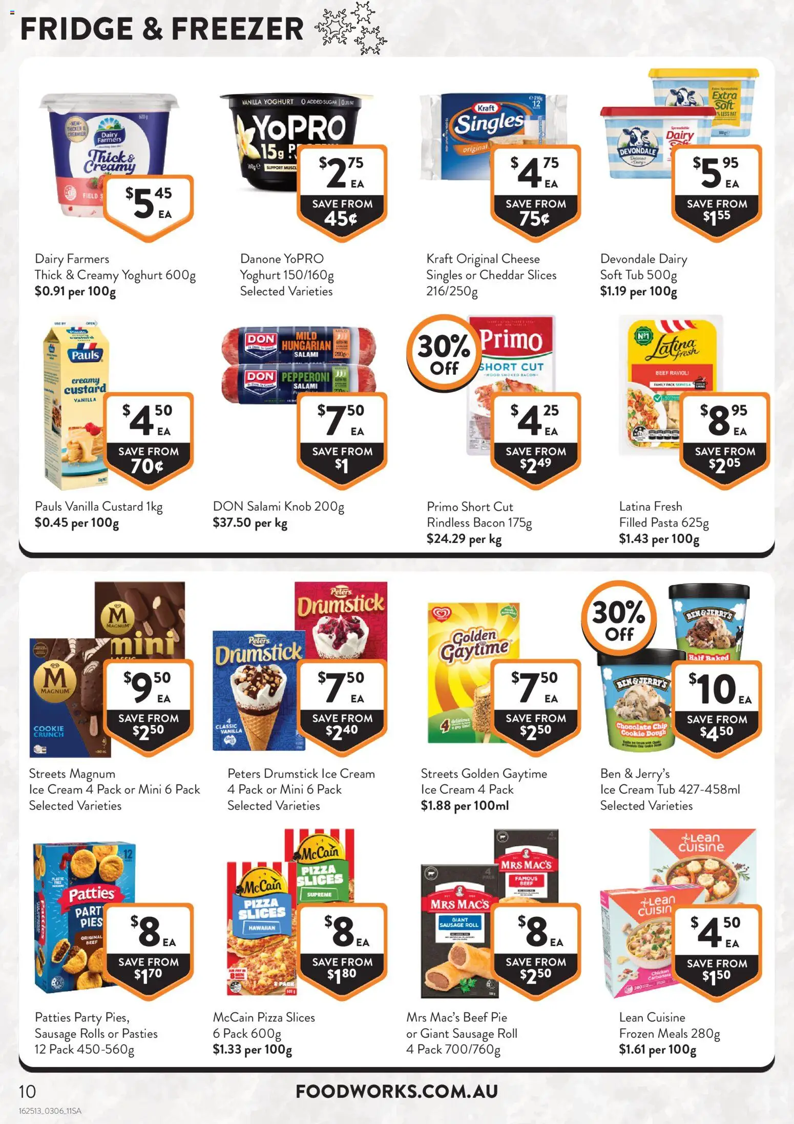 Foodworks catalogue - valid from 03.06.2026 | Page: 10 | Products: Dairy, Chocolate, Cream, Sugar