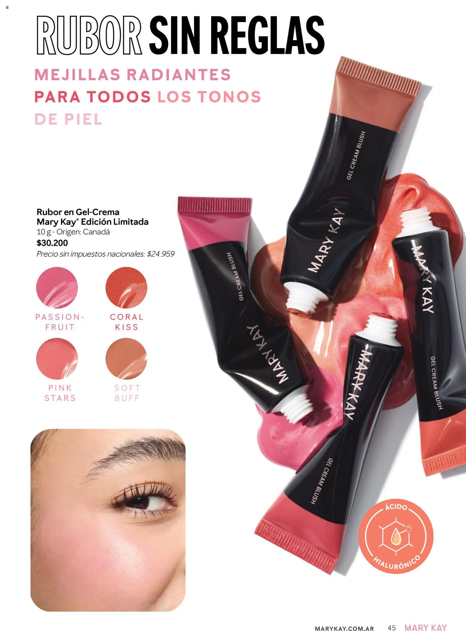Mary Kay - Catálogo │ válido desde el 01/09/2026 | Página: 45 | Productos: Rubor